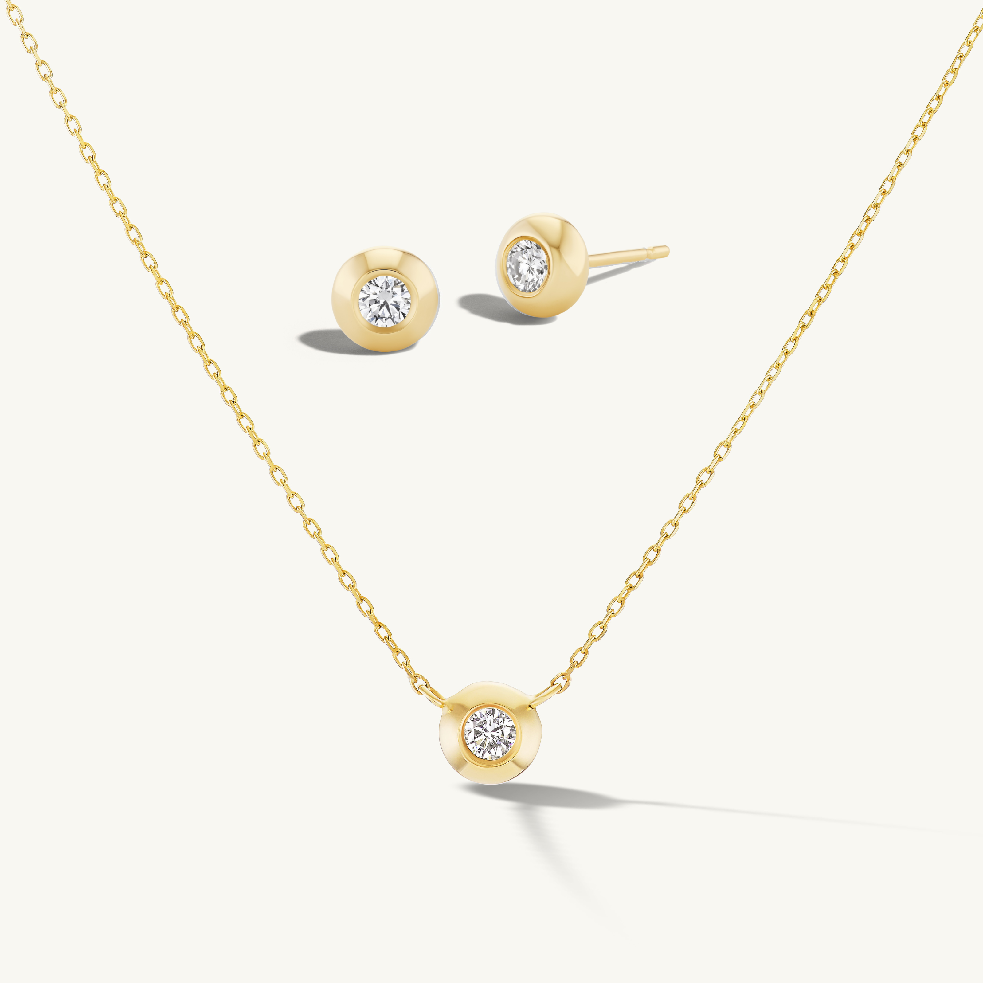 Holiday Gift Box: Diamond Studs & Necklace ($1,600 Value)