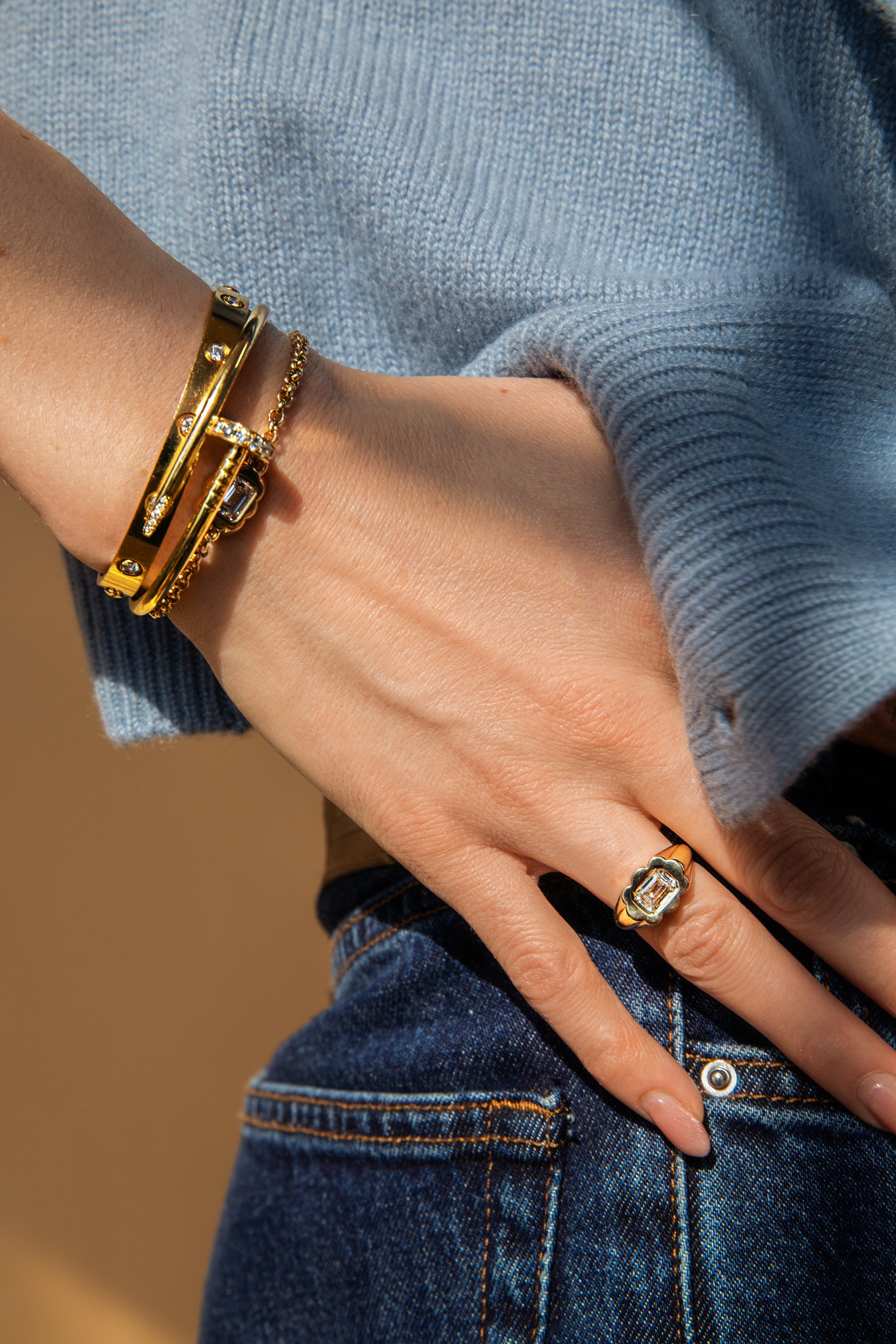 Cloud Diamond Signet