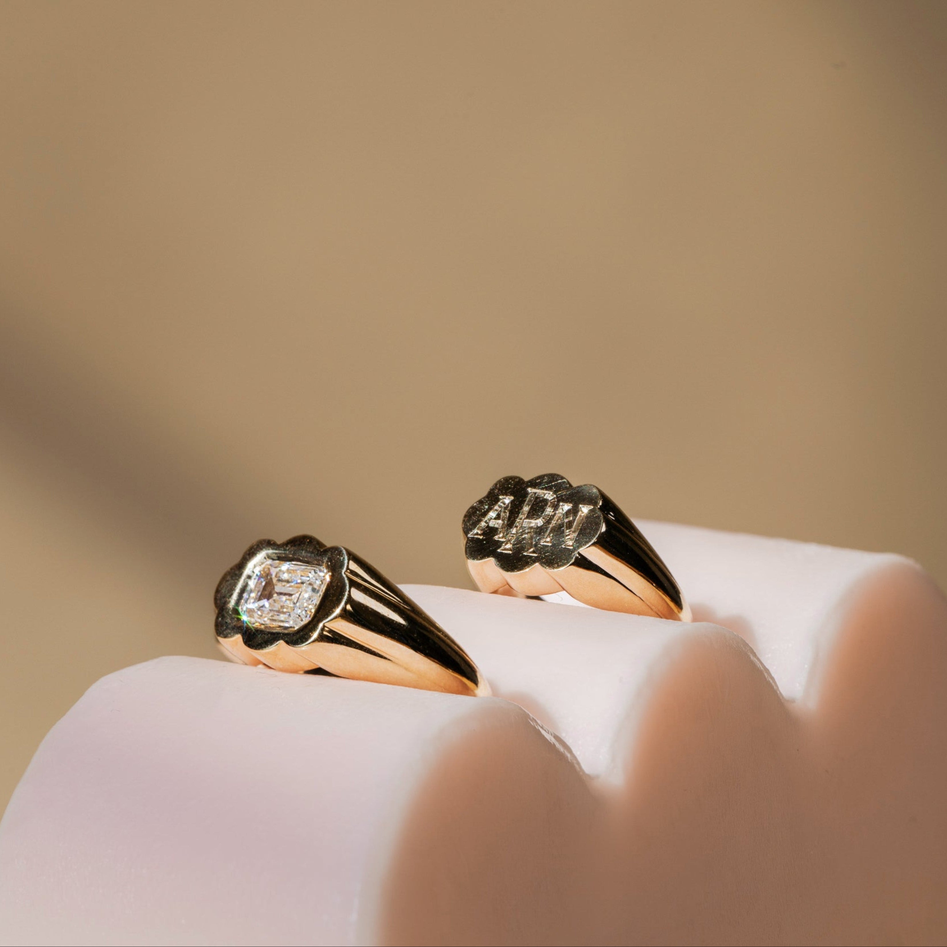 Cloud Diamond Signet