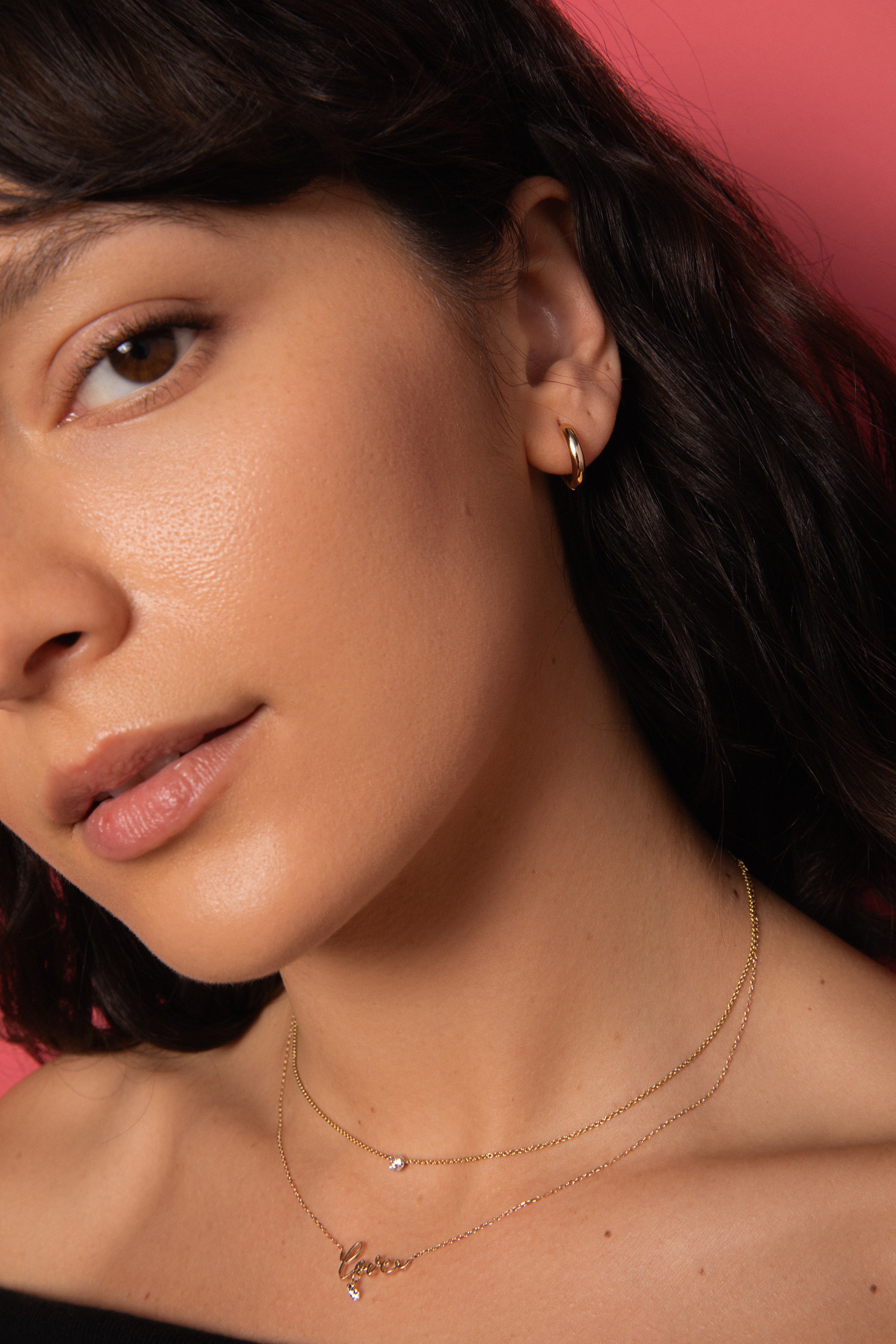 Pierced Diamond Necklace