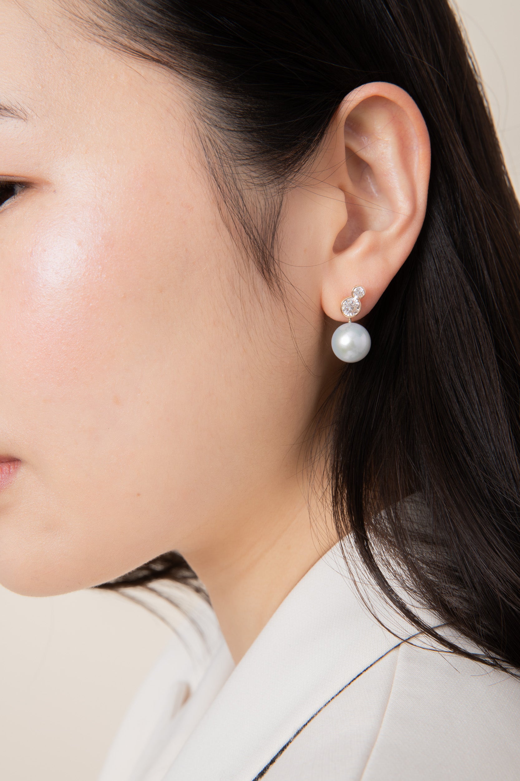 Cherub Pearl Earring Charm