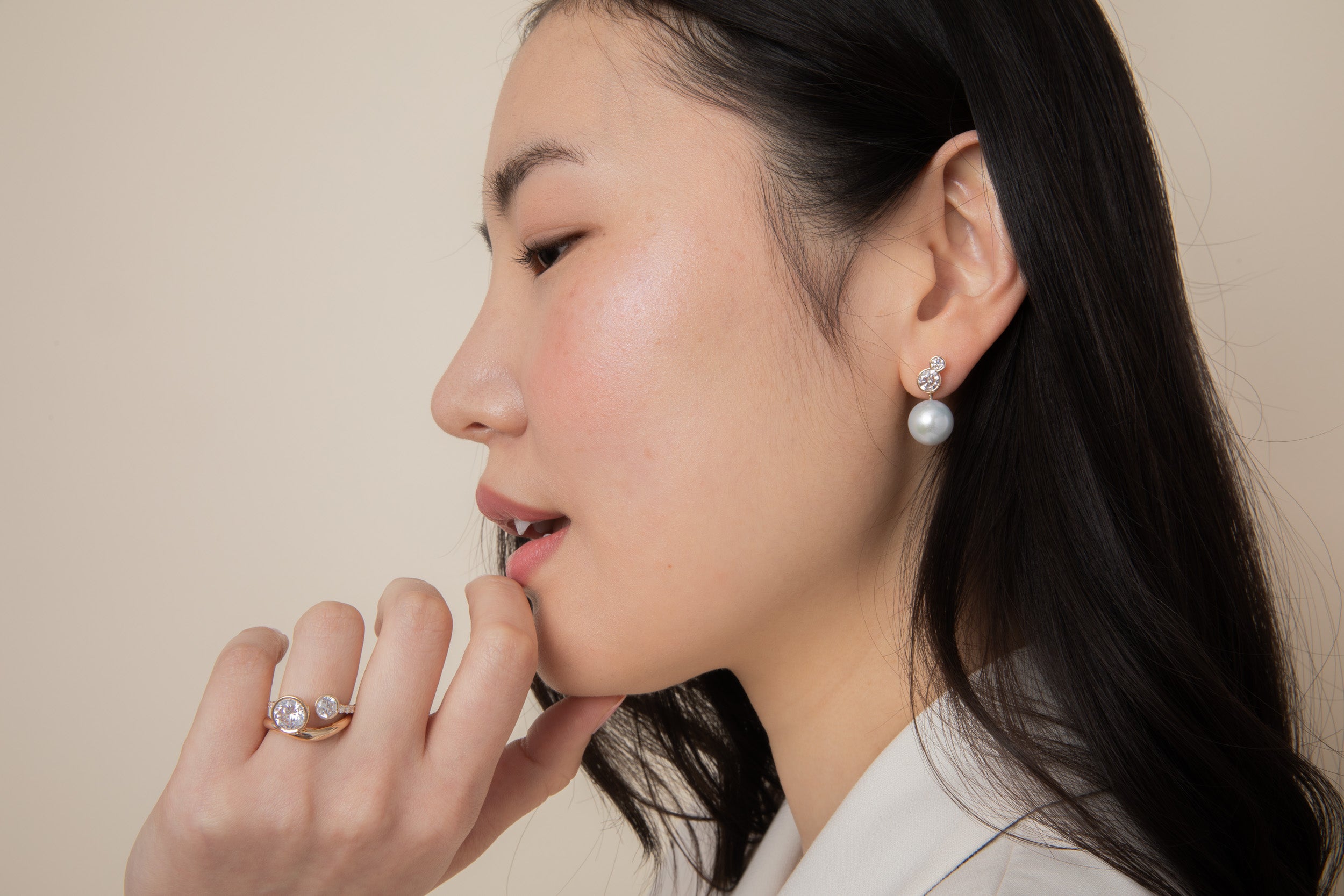 Cherub Pearl Earring Charm