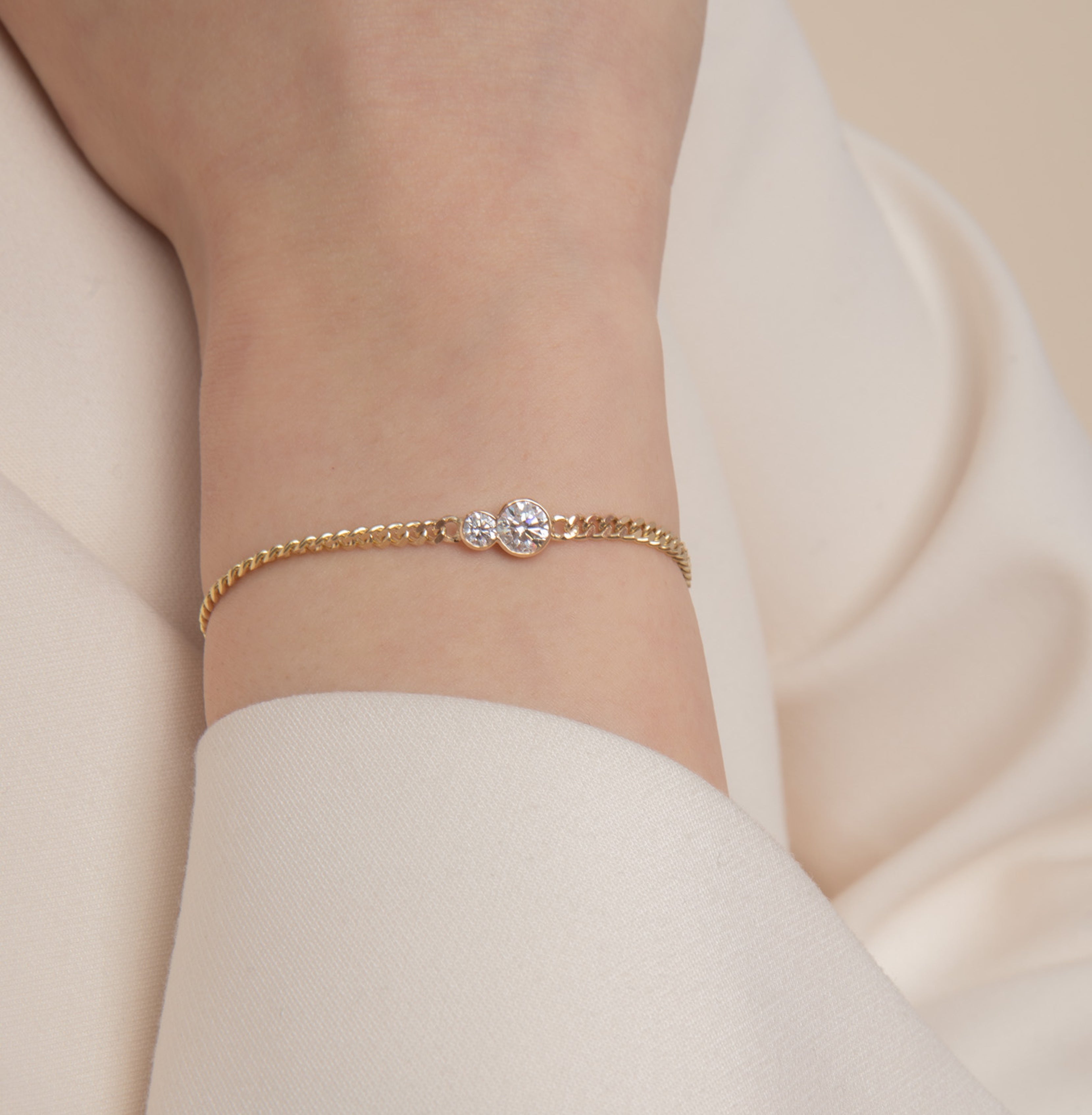 Duet Round Bracelet