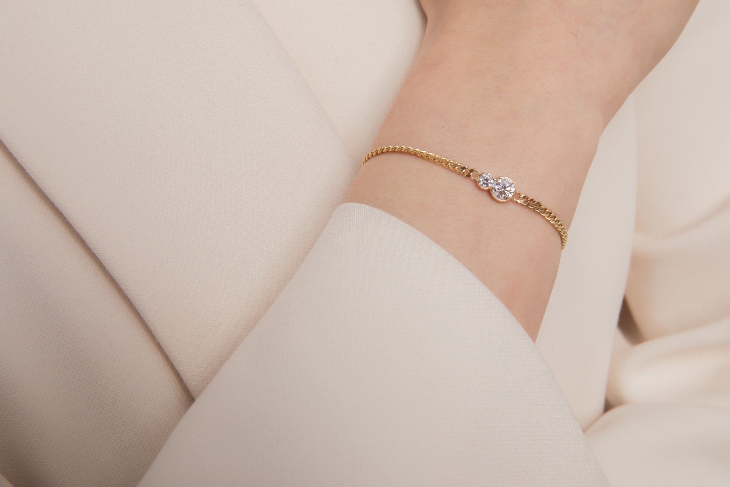 Duet Round Bracelet