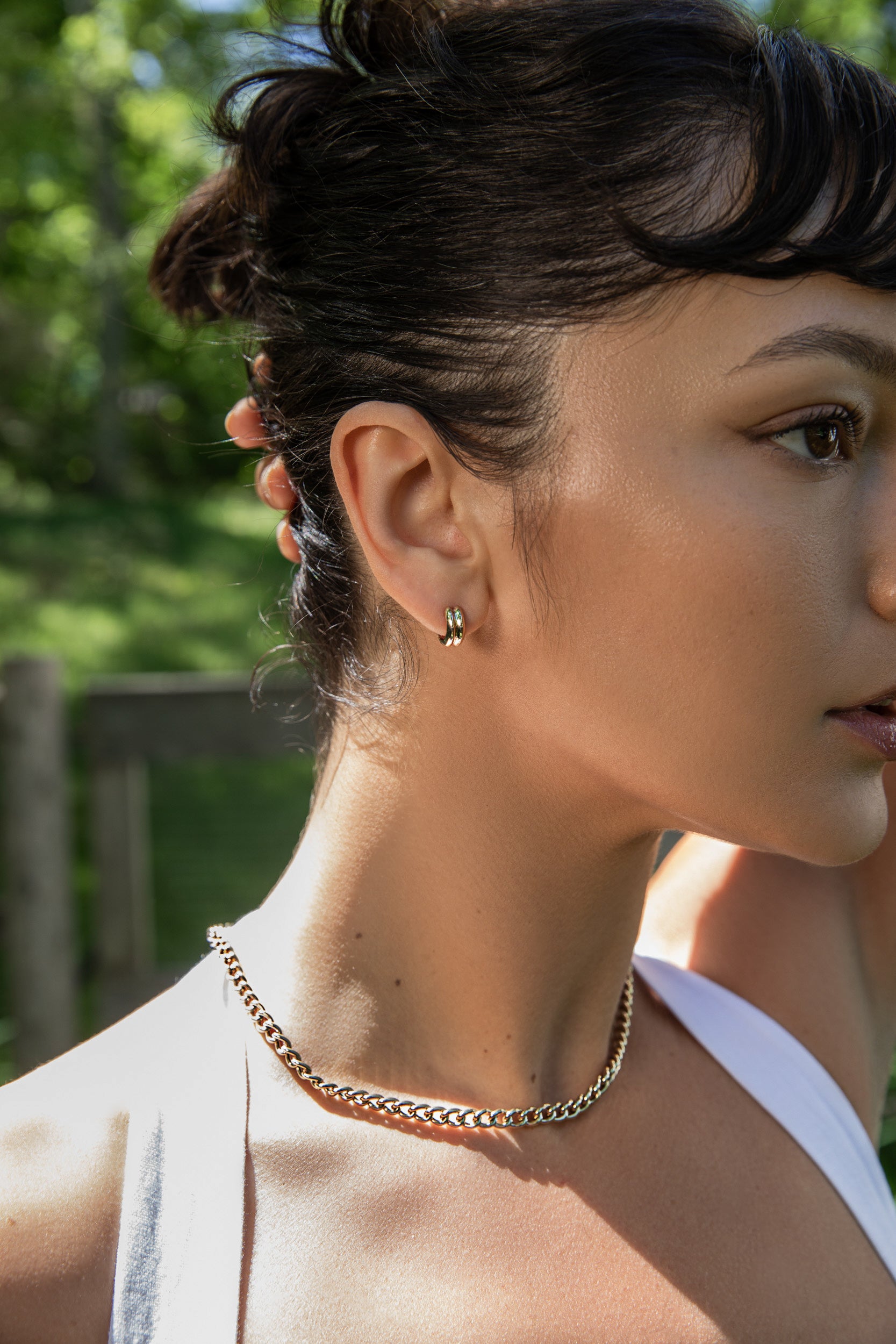 Elongated Cuban Chain Necklace