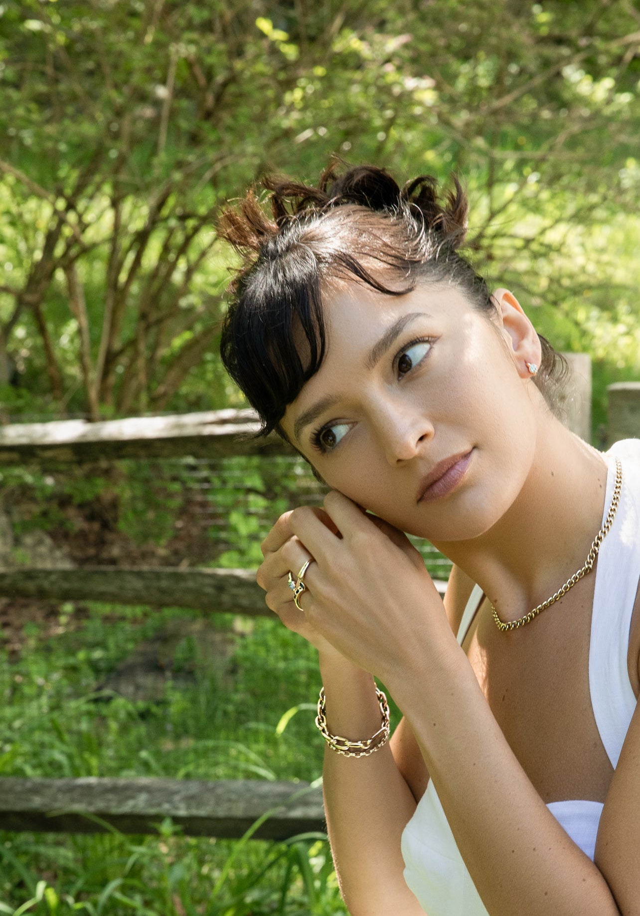 Elongated Cuban Chain Necklace
