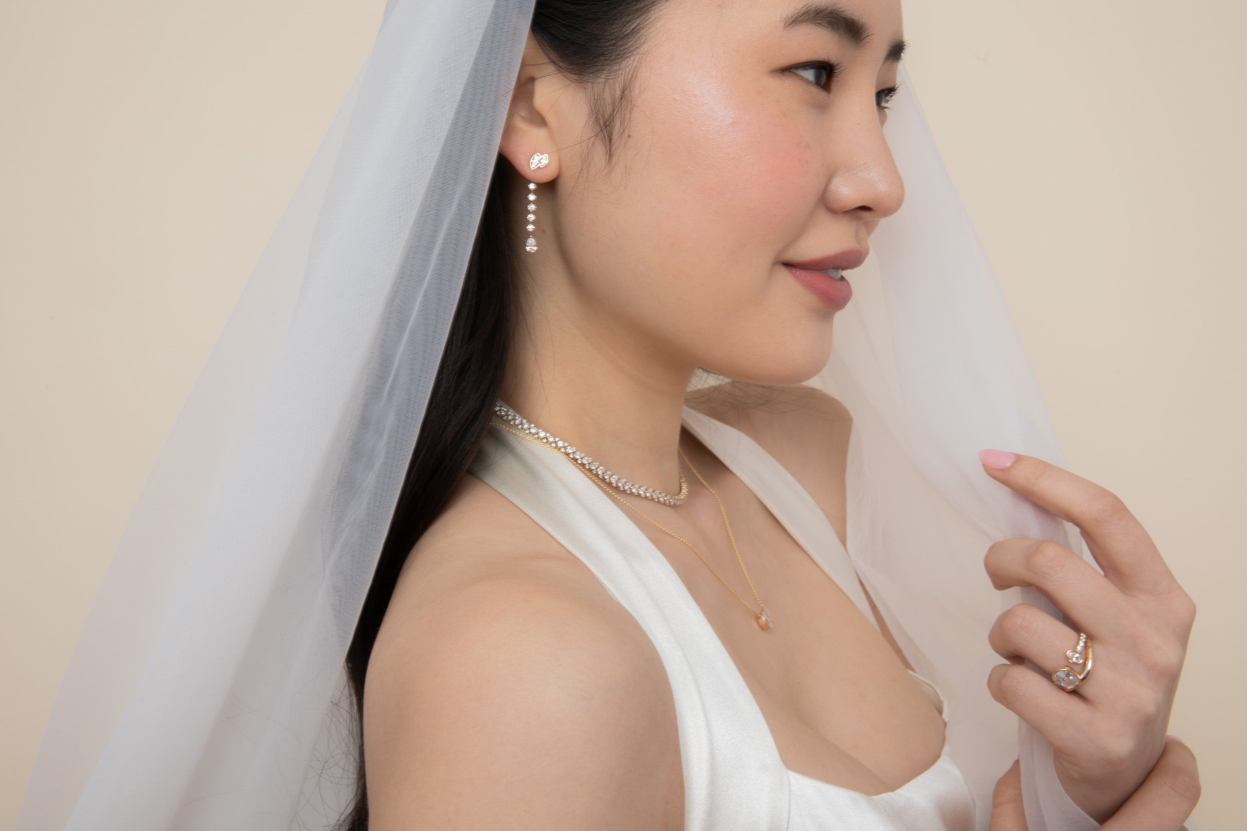 Duet Oval Stud