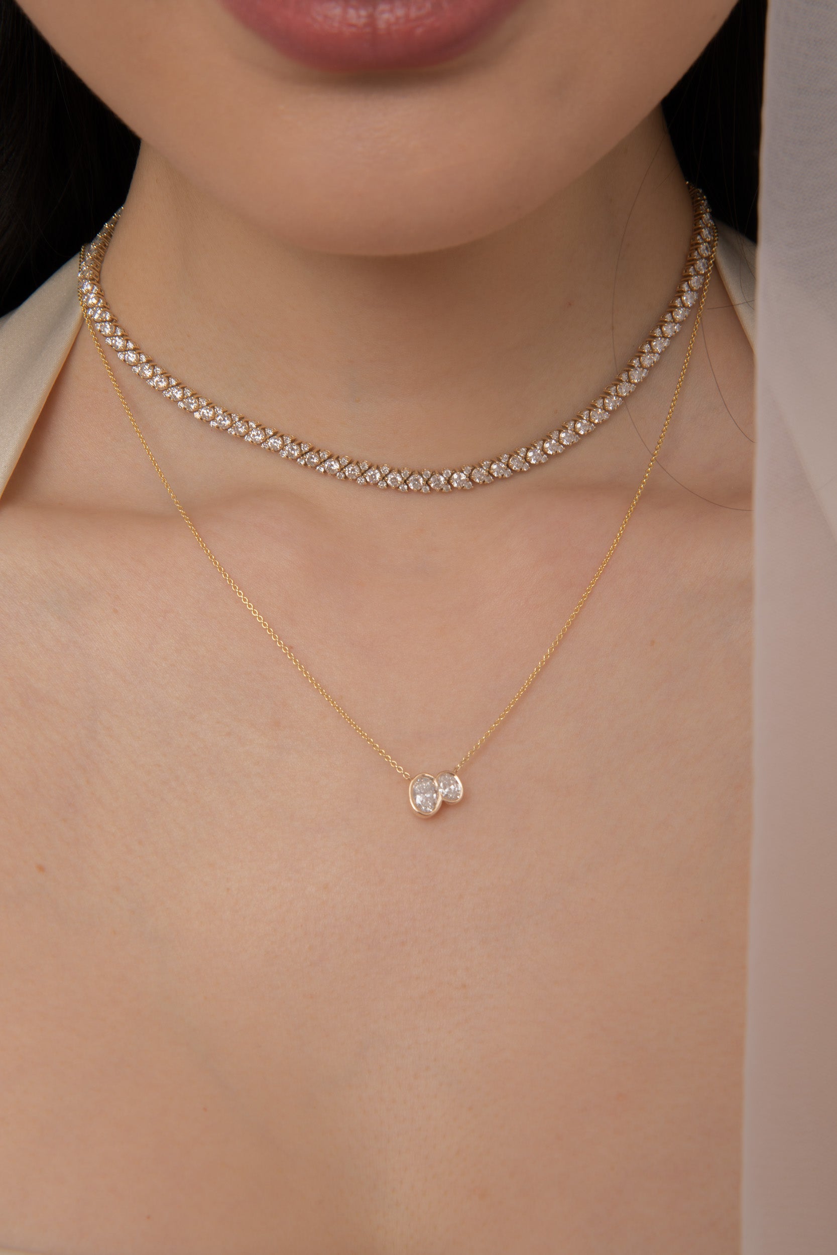 Duet Oval Pendant