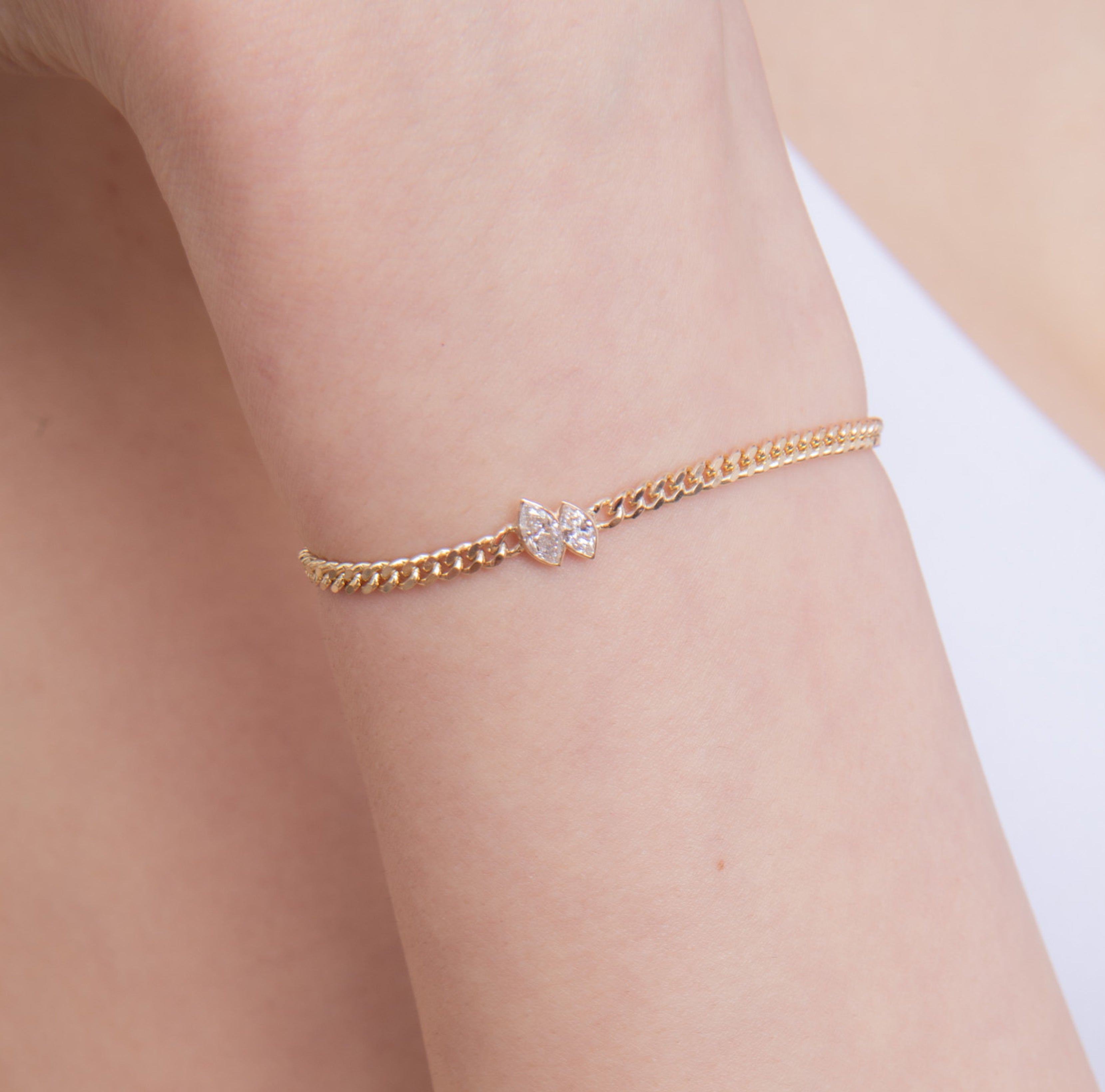 Duet Marquise Bracelet