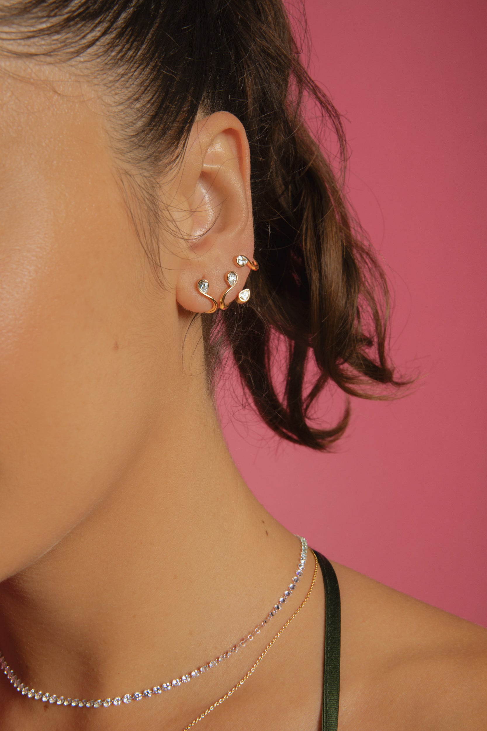 Double Pear Forever Earring