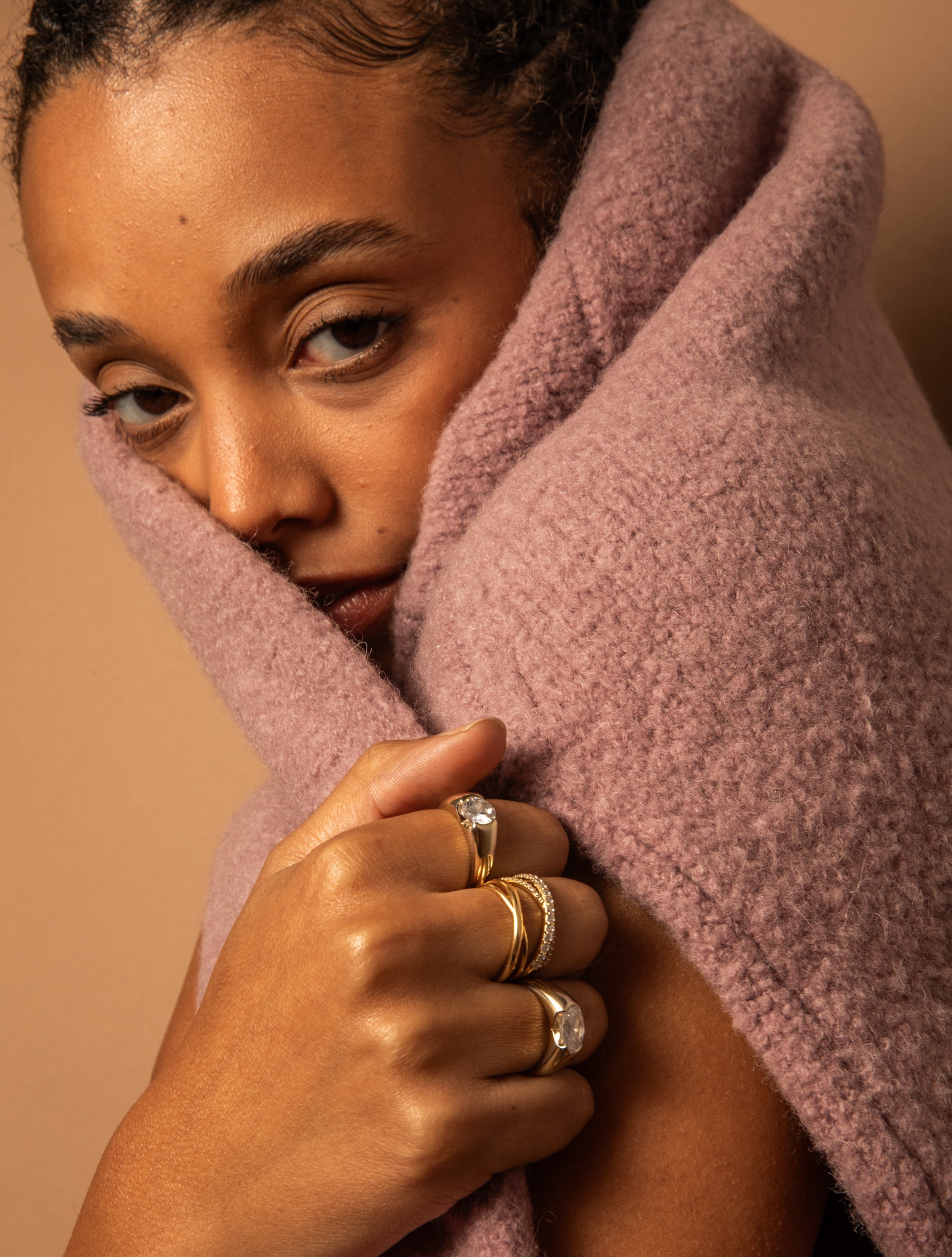 Round Cut Signet Ring