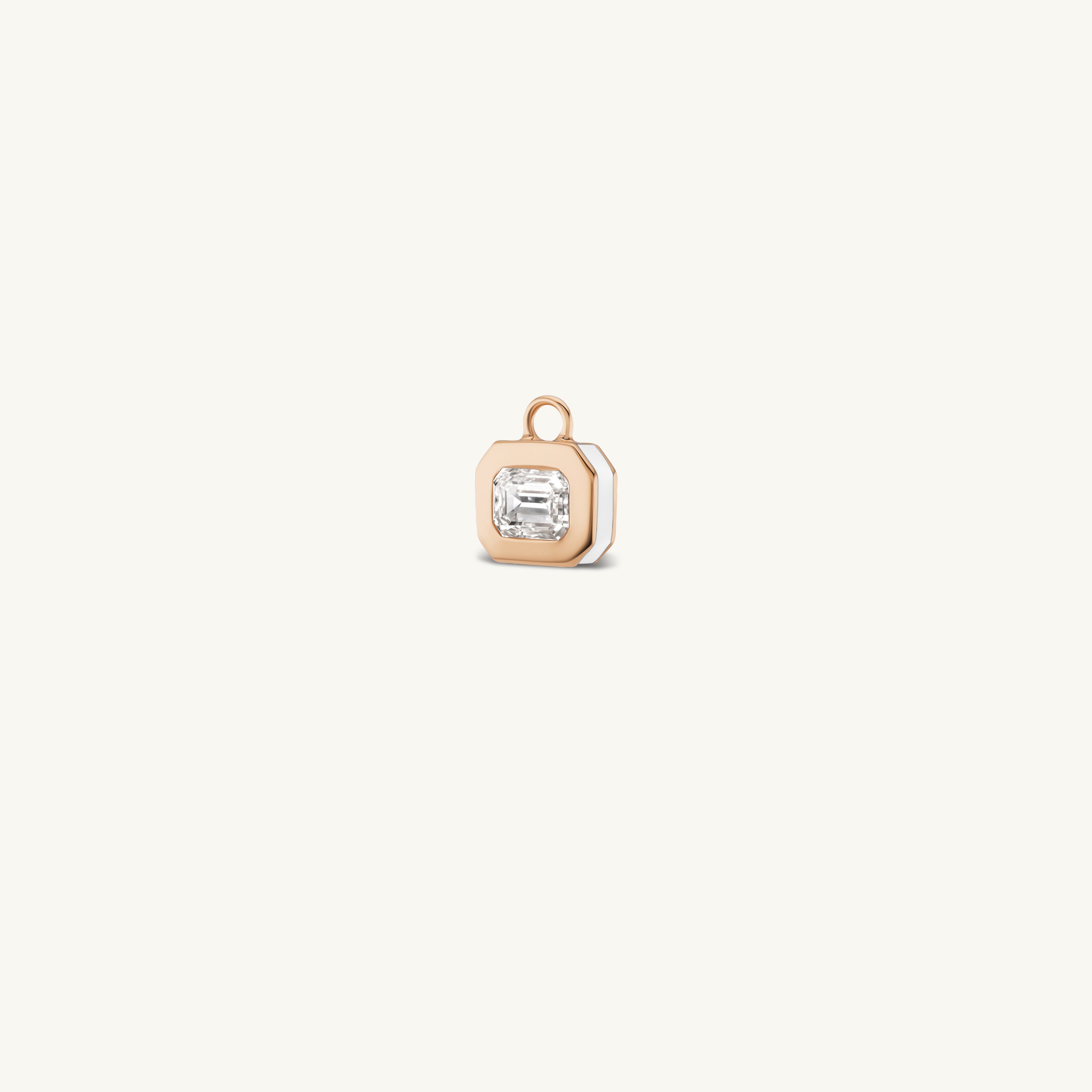 SRJ X ZM Emerald Diamond and Enamel Earring Charms