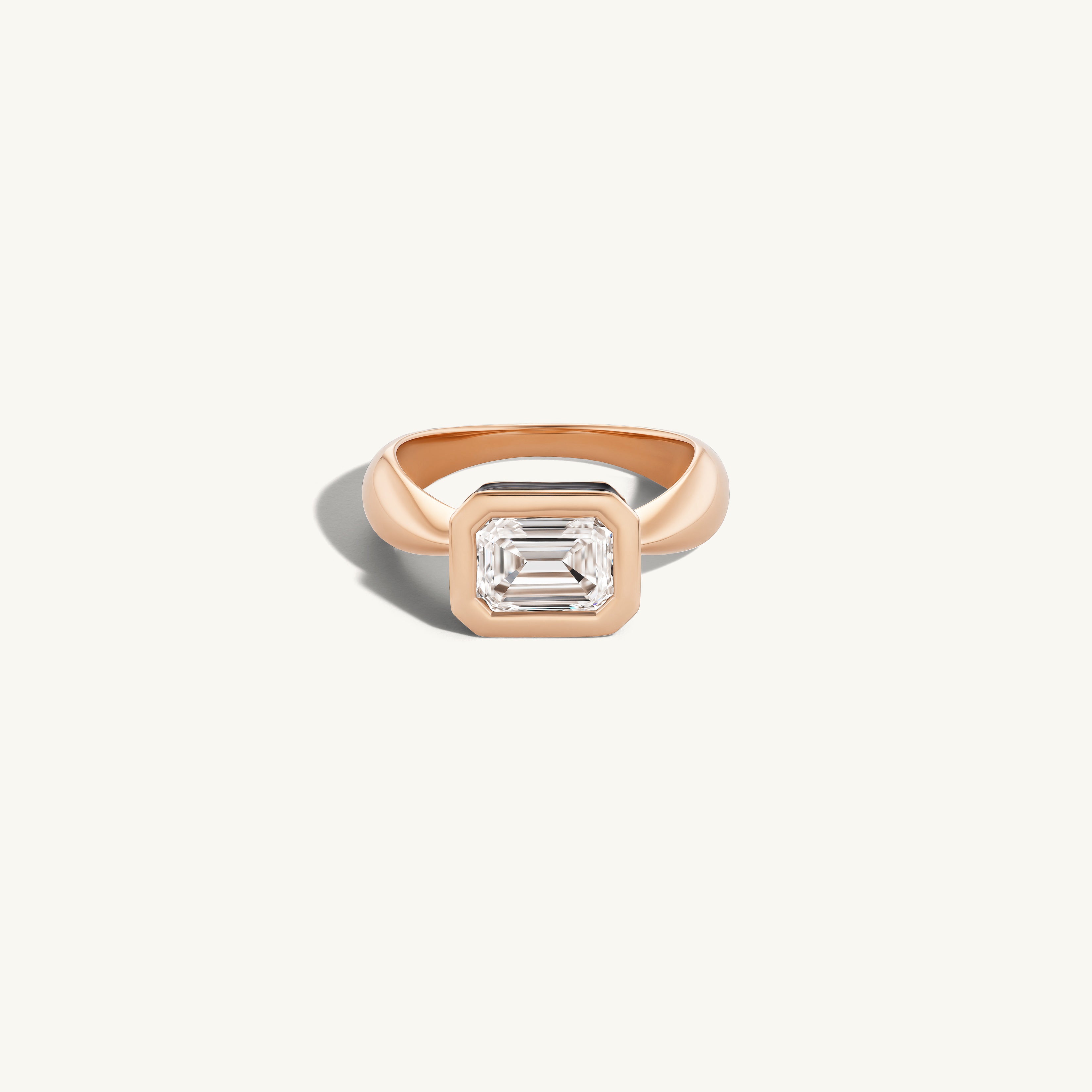 SRJ x ZM Emerald Diamond and Enamel Ring