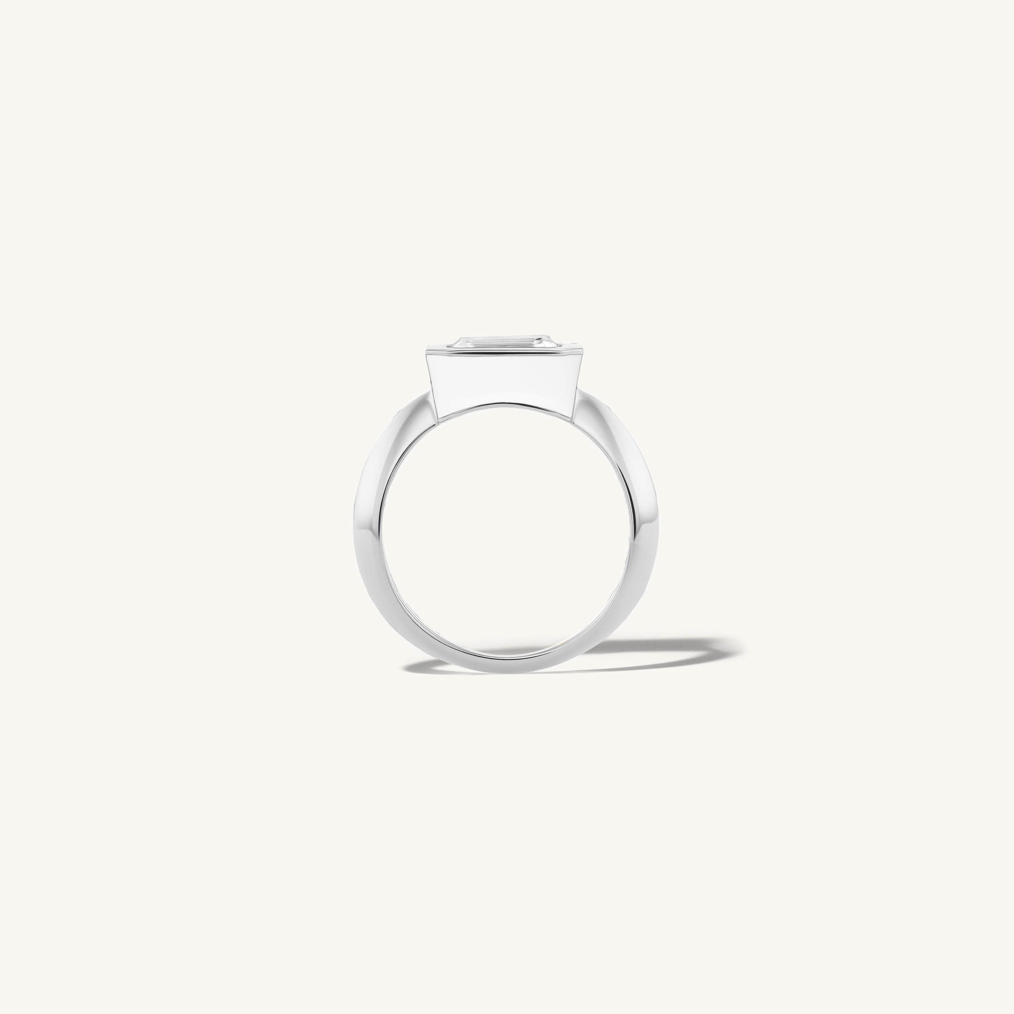 SRJ x ZM Emerald Diamond and Enamel Ring