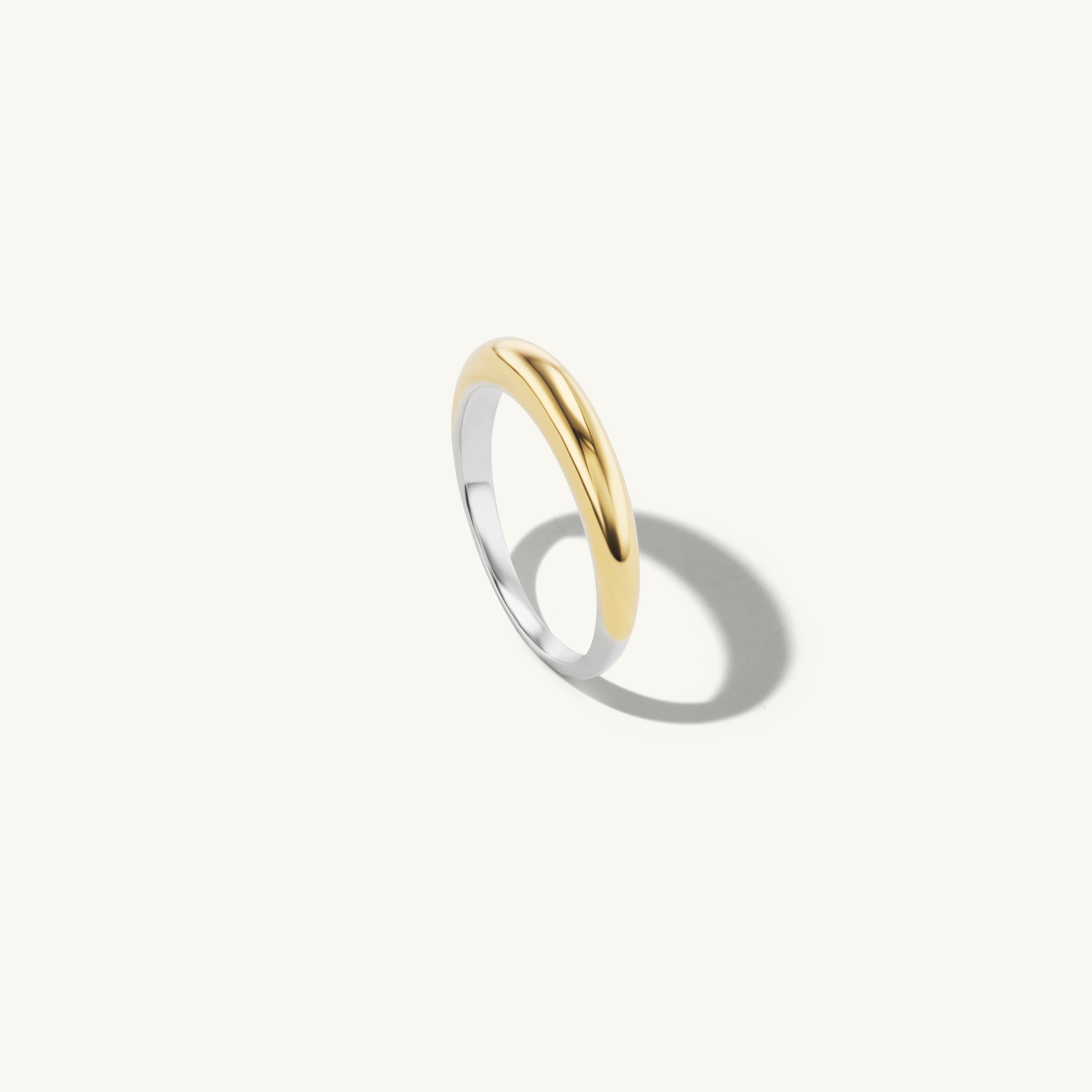 Thin Gold Tapered Band