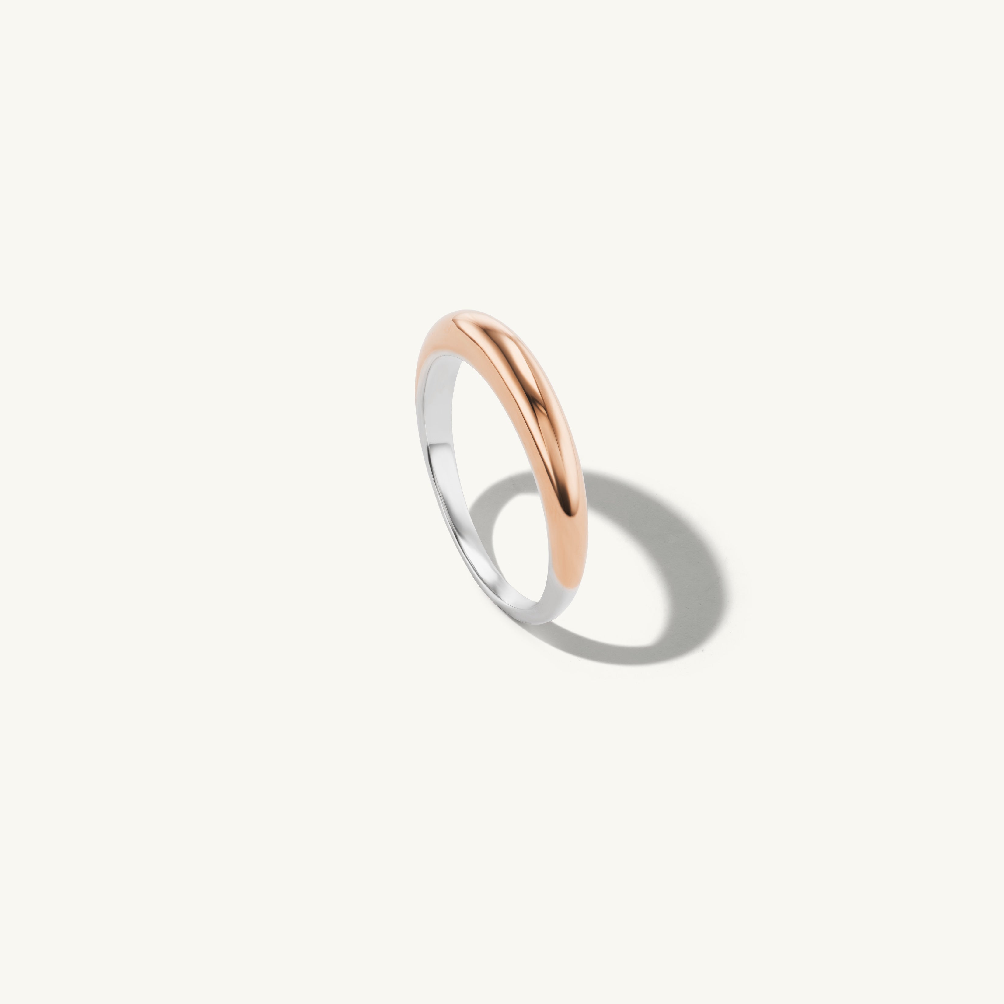 Thin Gold Tapered Band