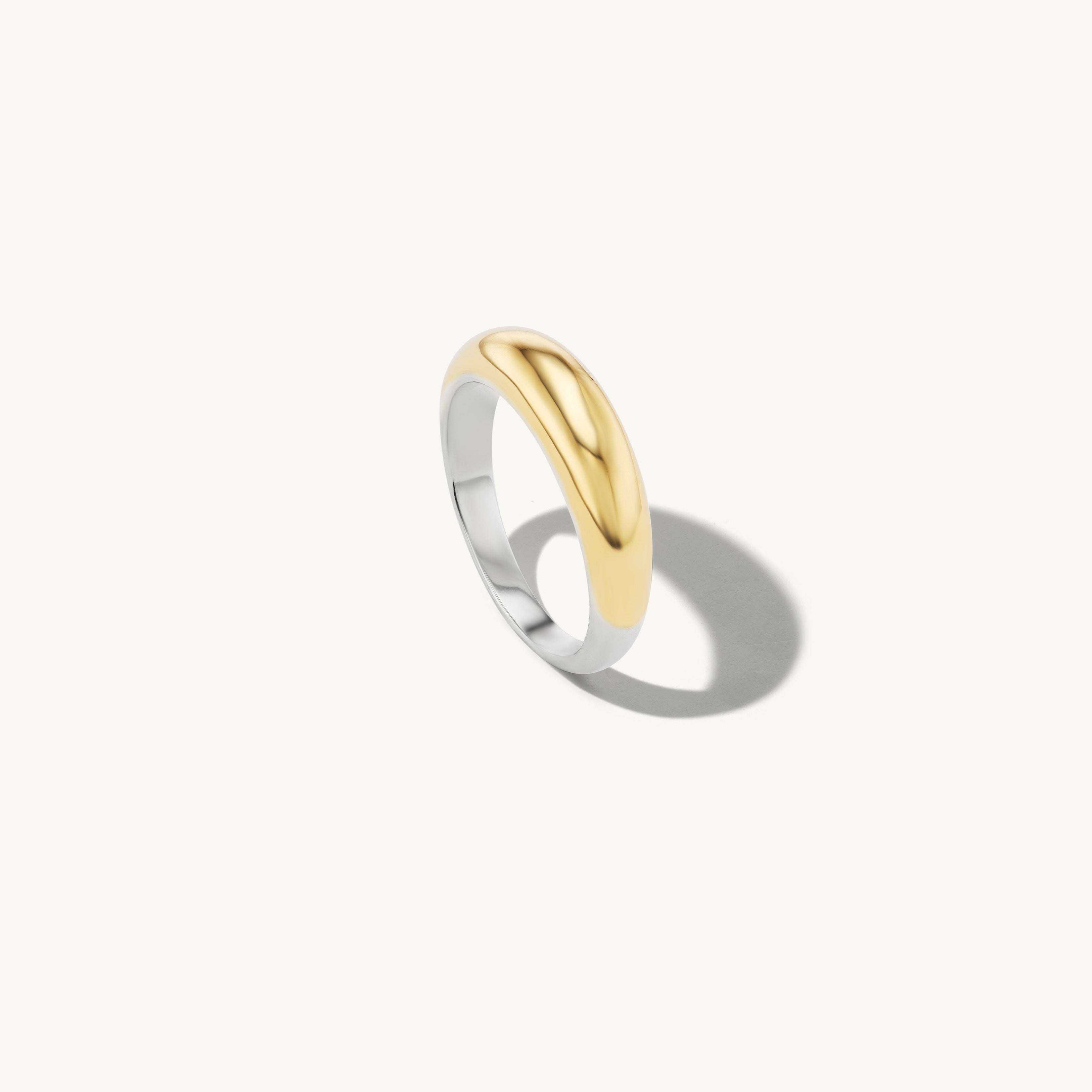 Thick Gold Tapered Band