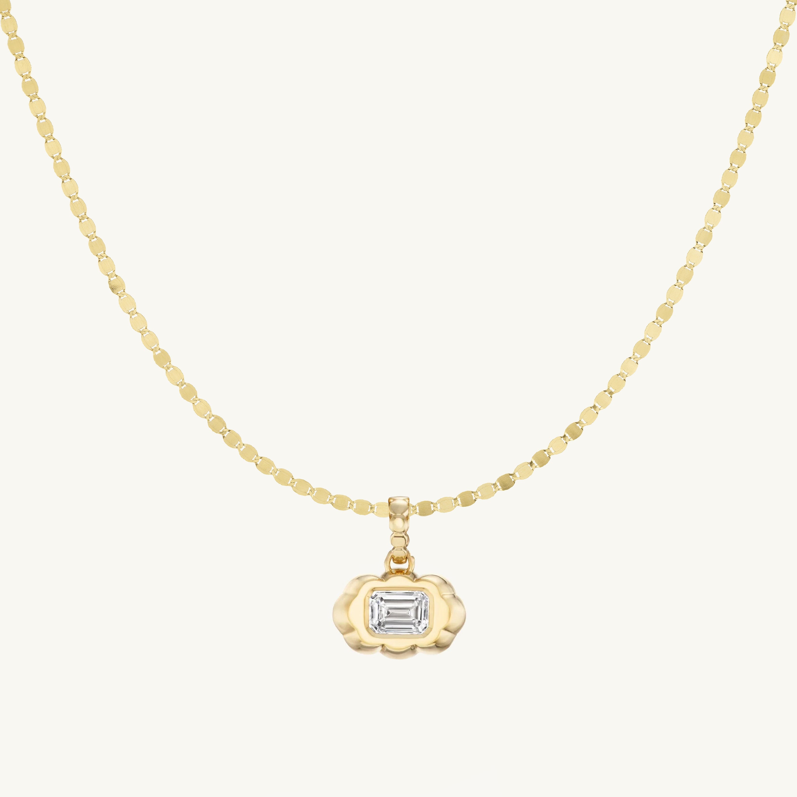 Cloud Diamond Pendant + Free Chain Necklace