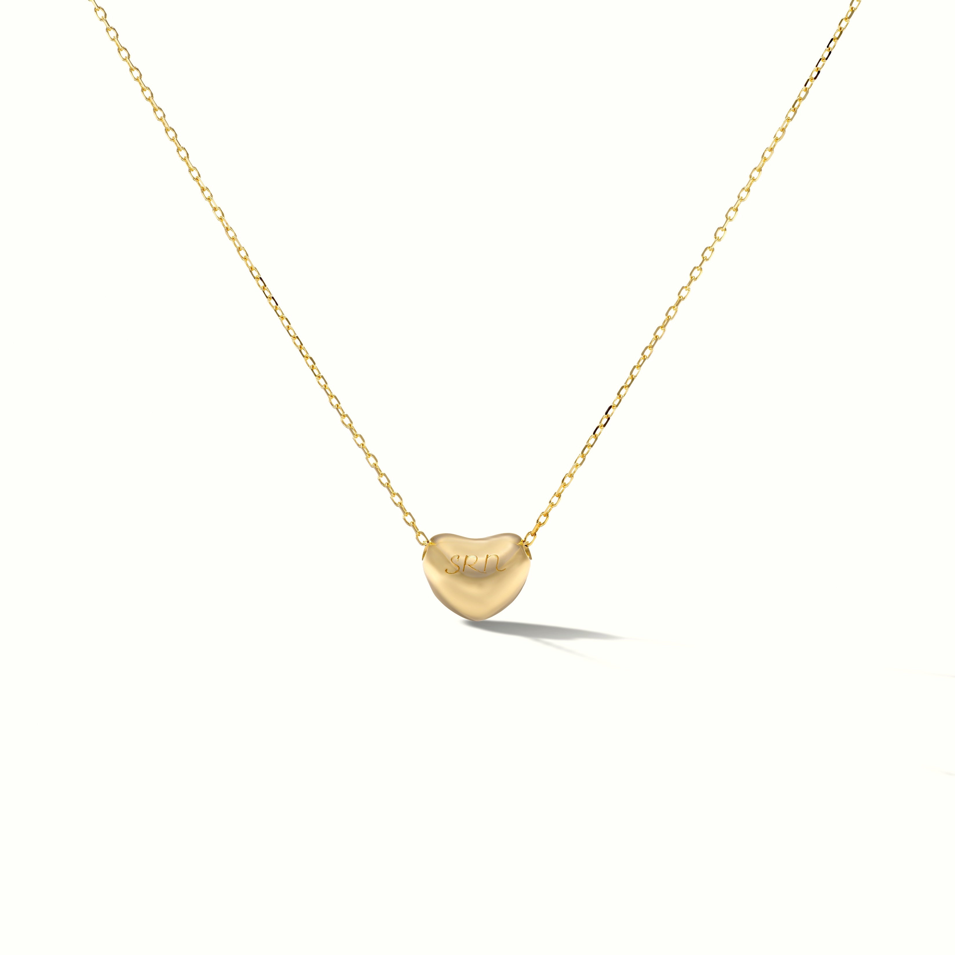 Heart Pebble Pendant