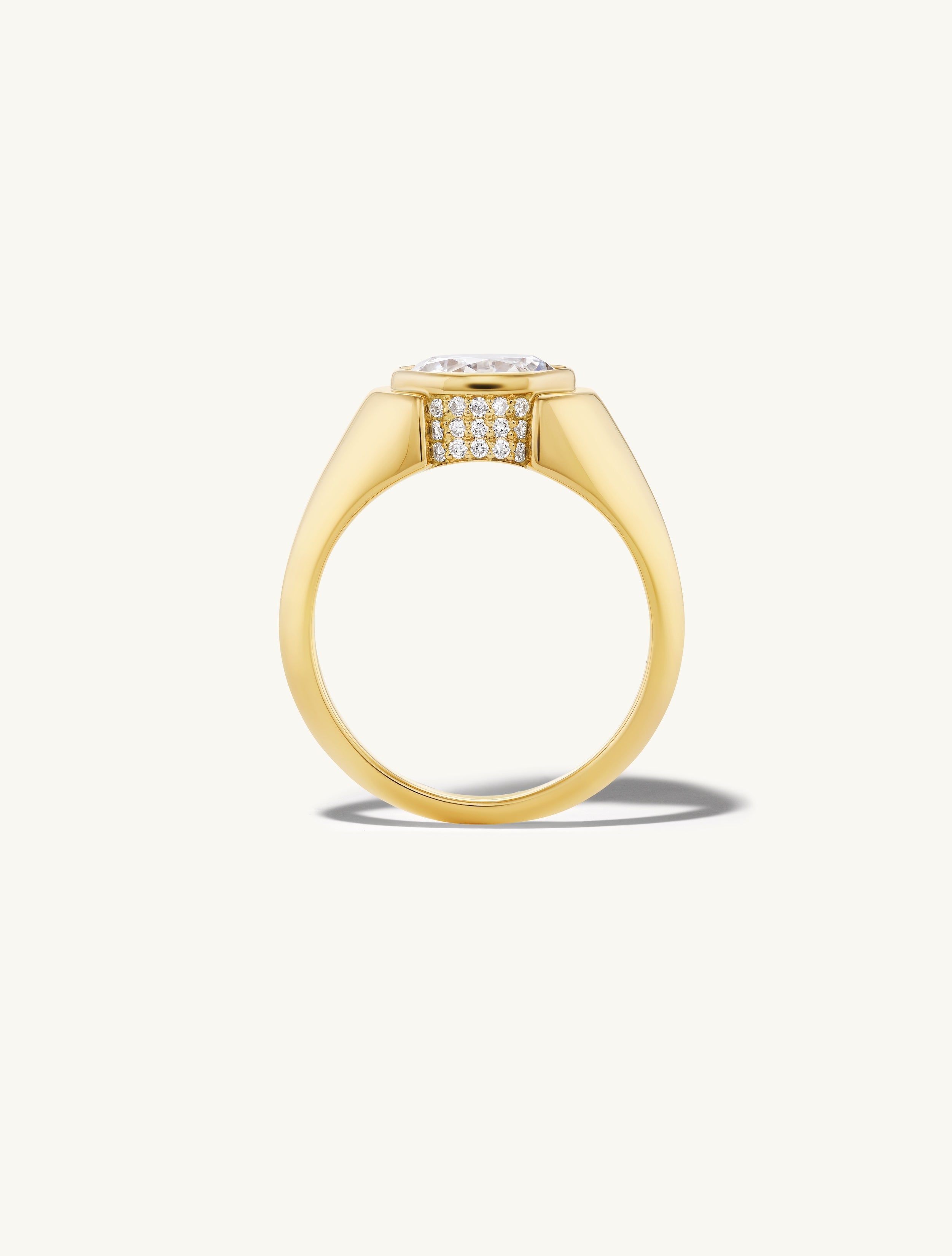 Pave Timekeeper Signet