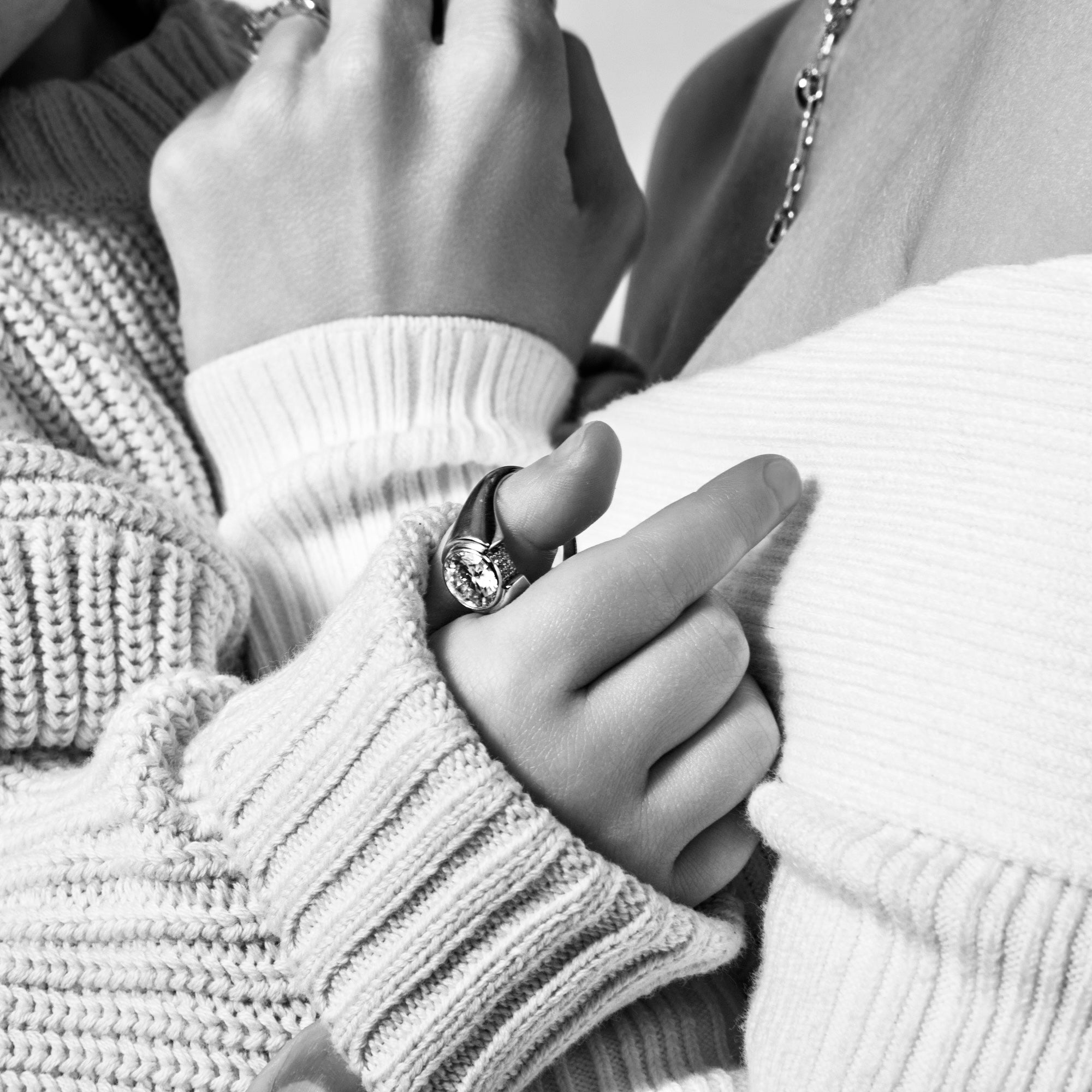 a mother and daughter model products for the mother's day gift guide.