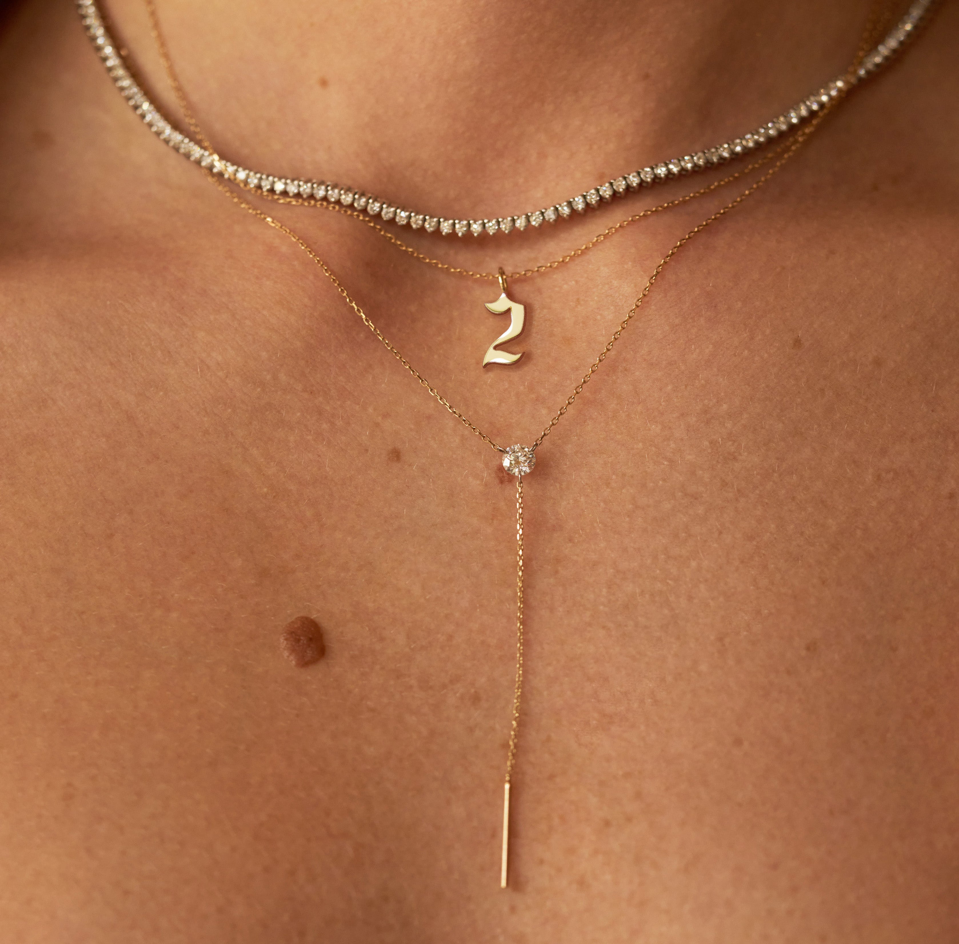 Bonne Chance Necklace Charm Two