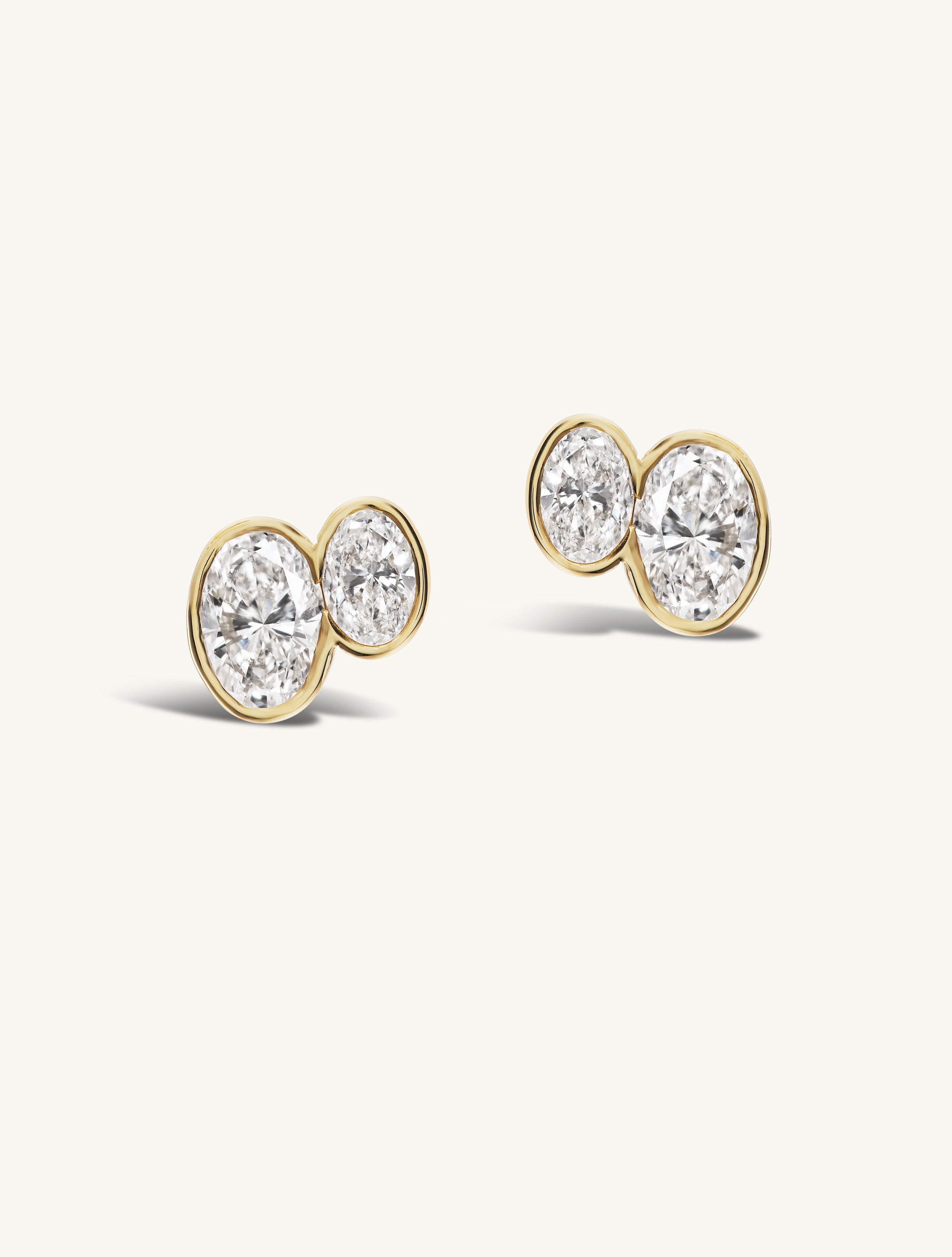 Duet Oval Stud