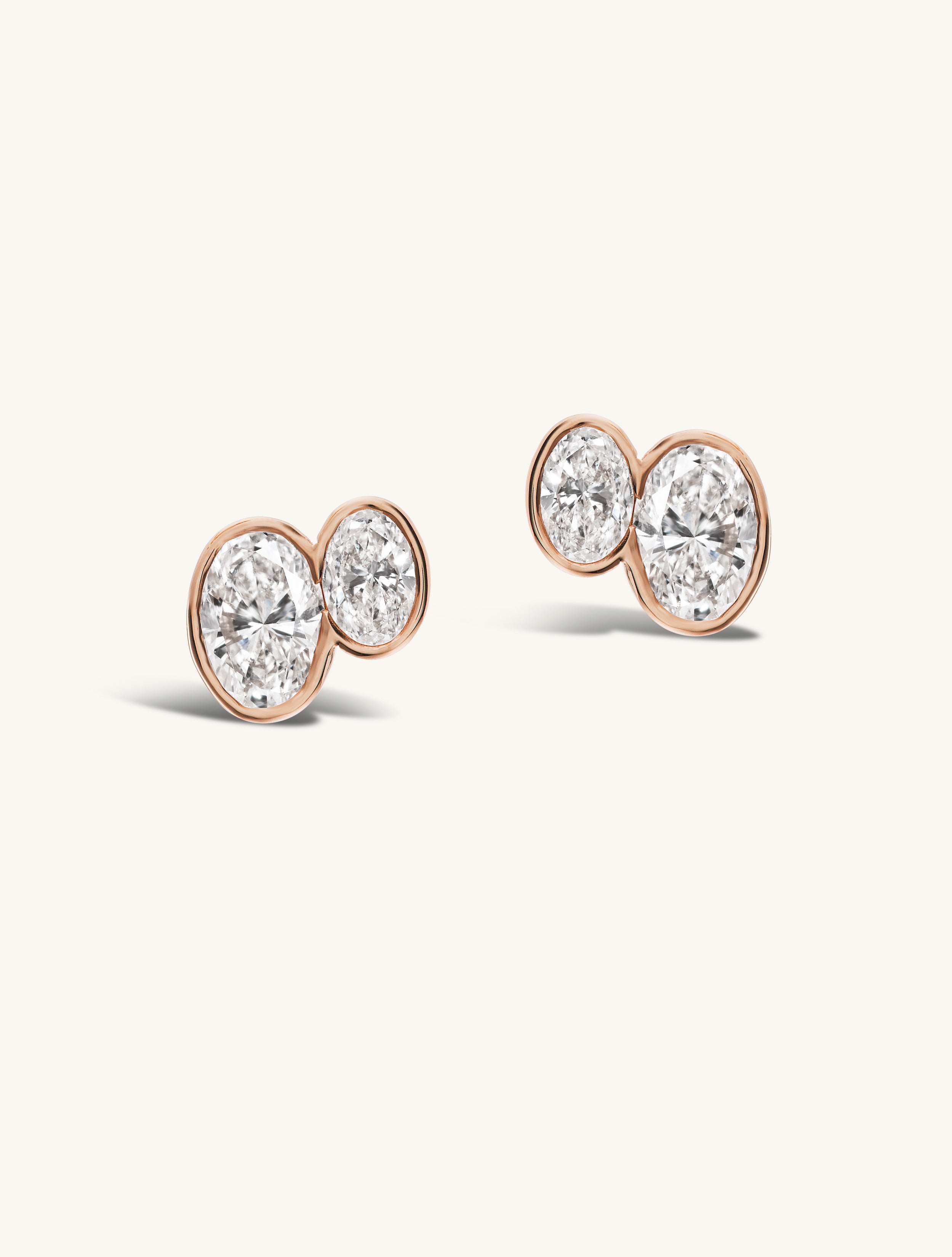 Duet Oval Stud