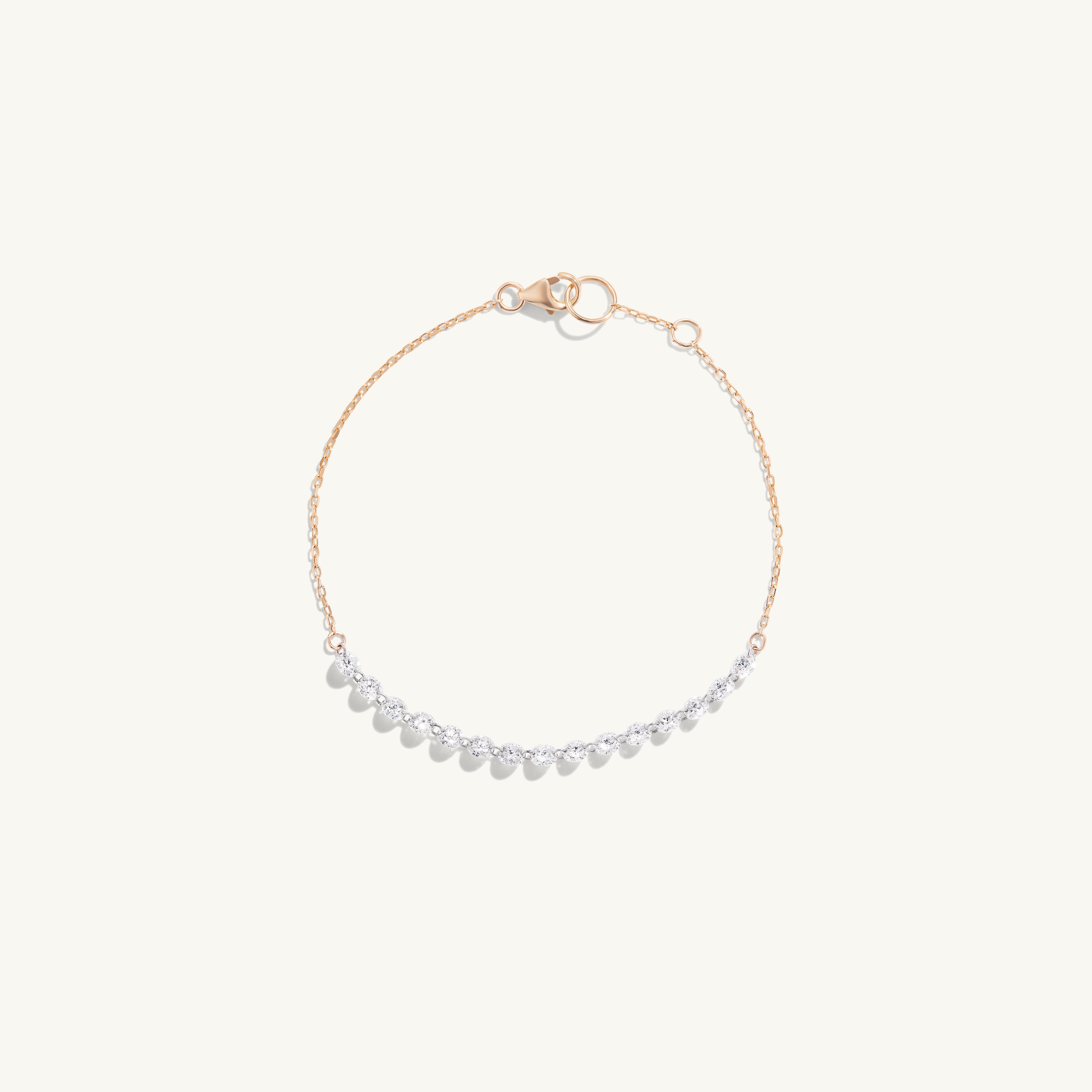 Petite Pierced Tennis Bracelet