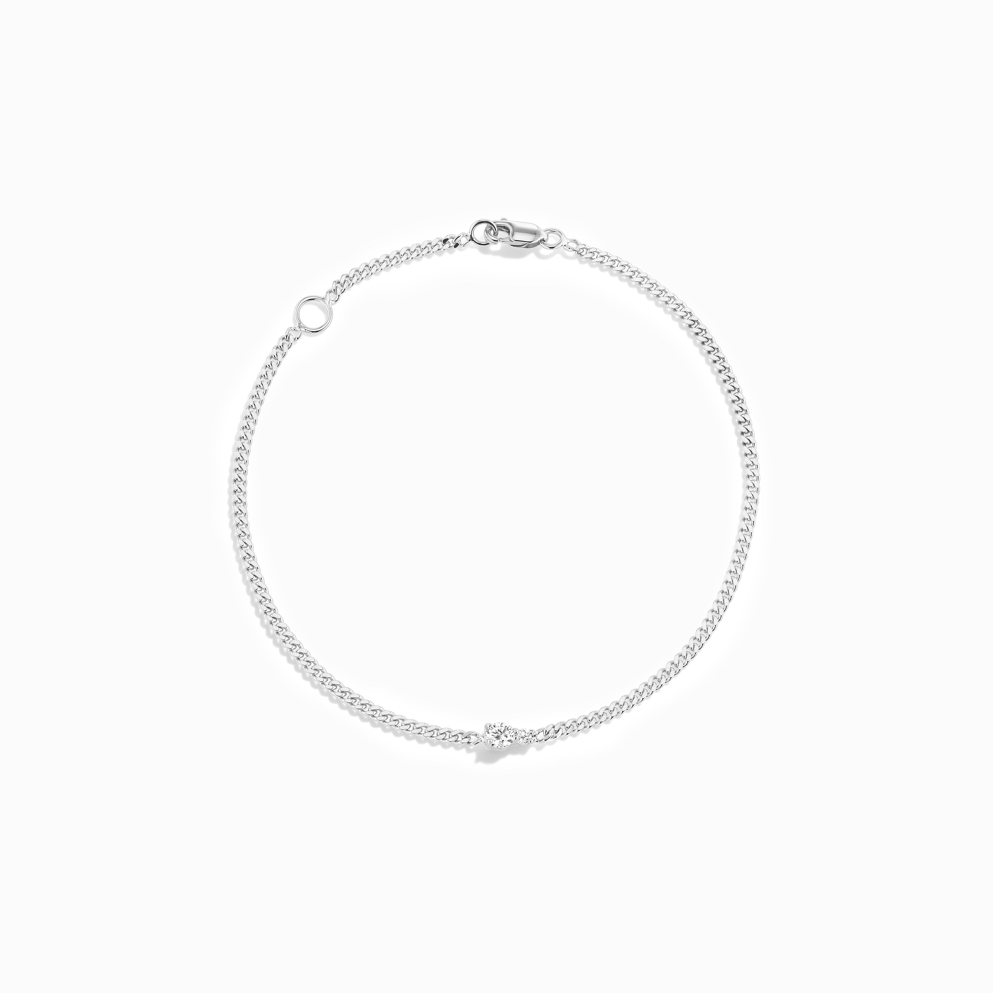 Double Diamond Chain Bracelet