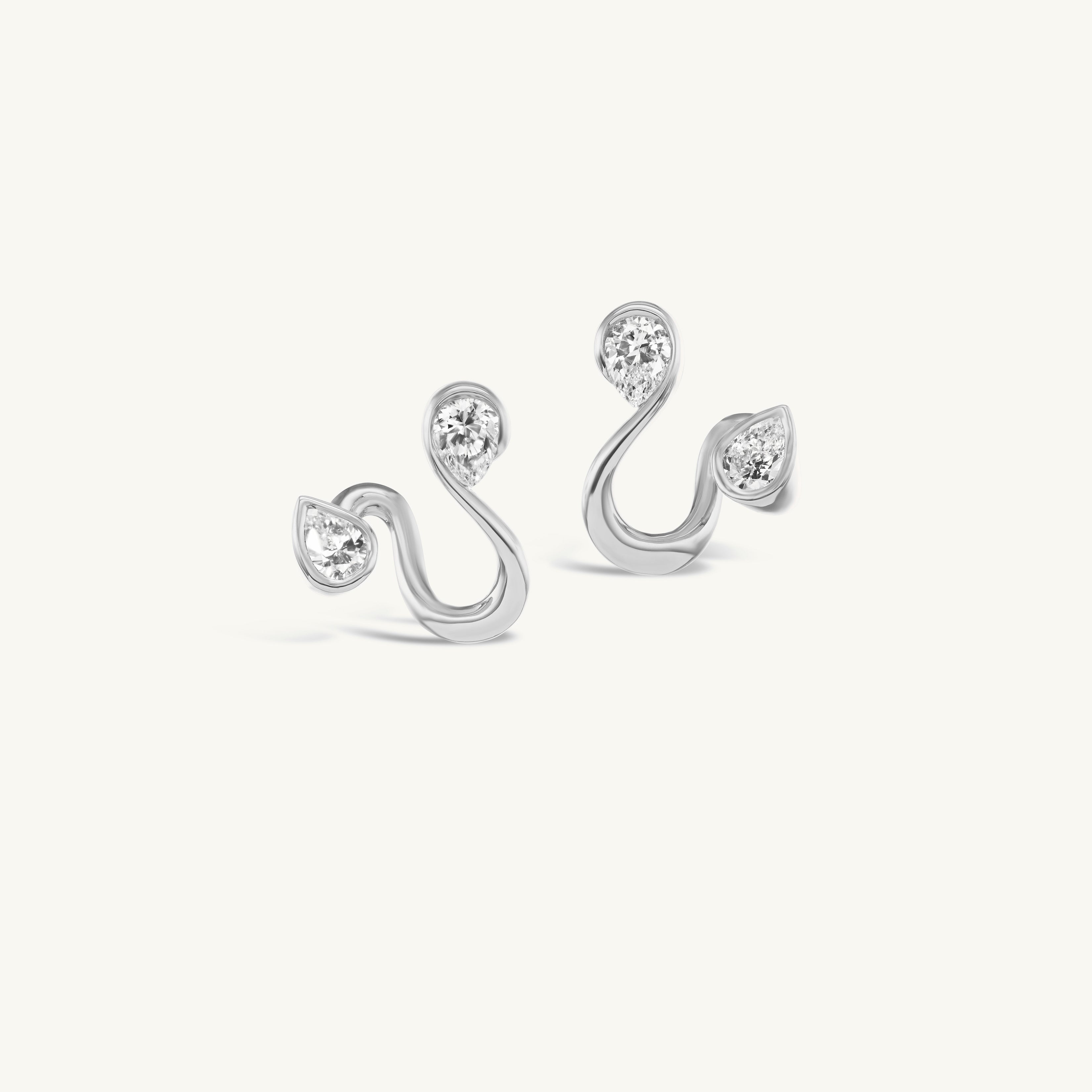 Double Pear Forever Earring