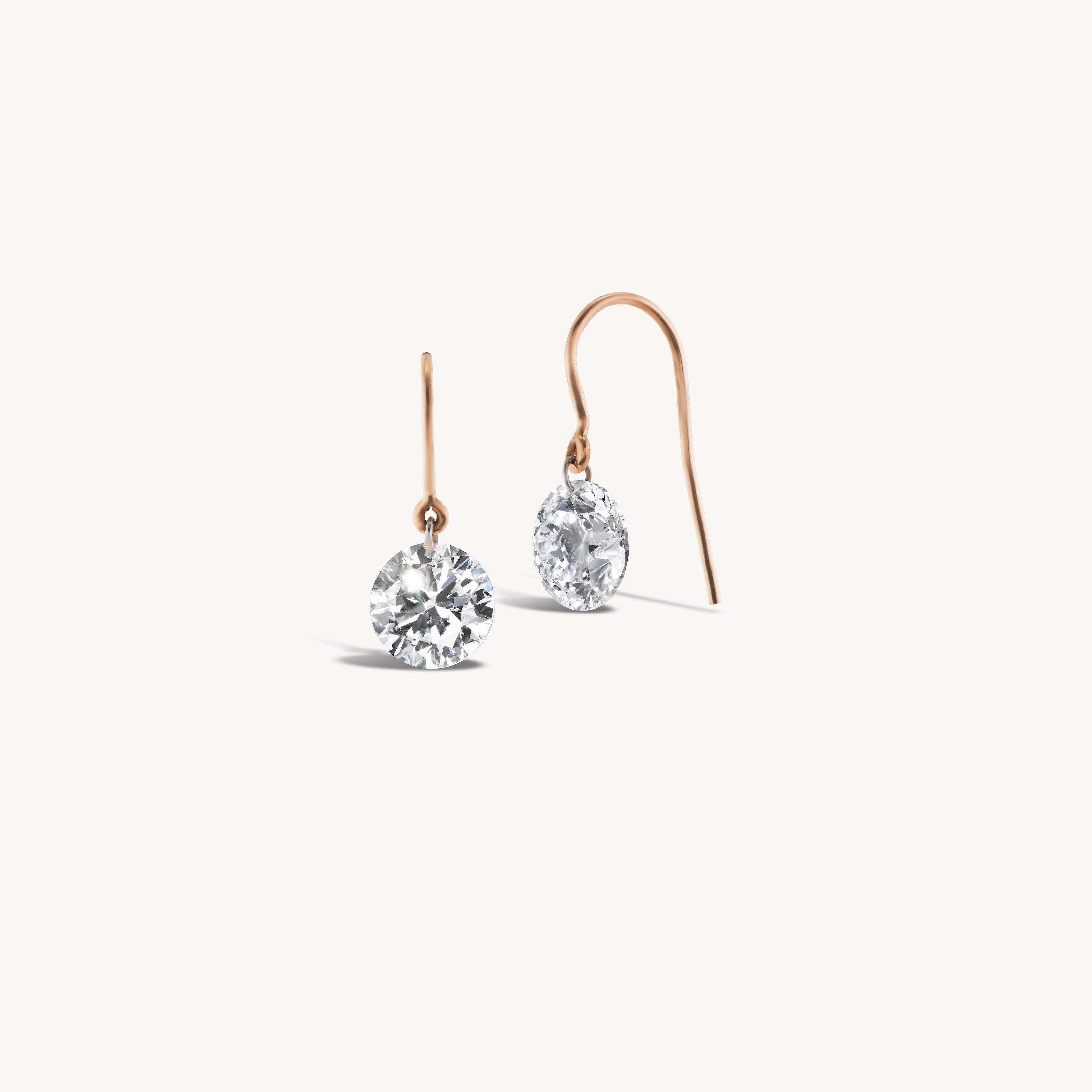 Grand Pierced Diamond Earrings