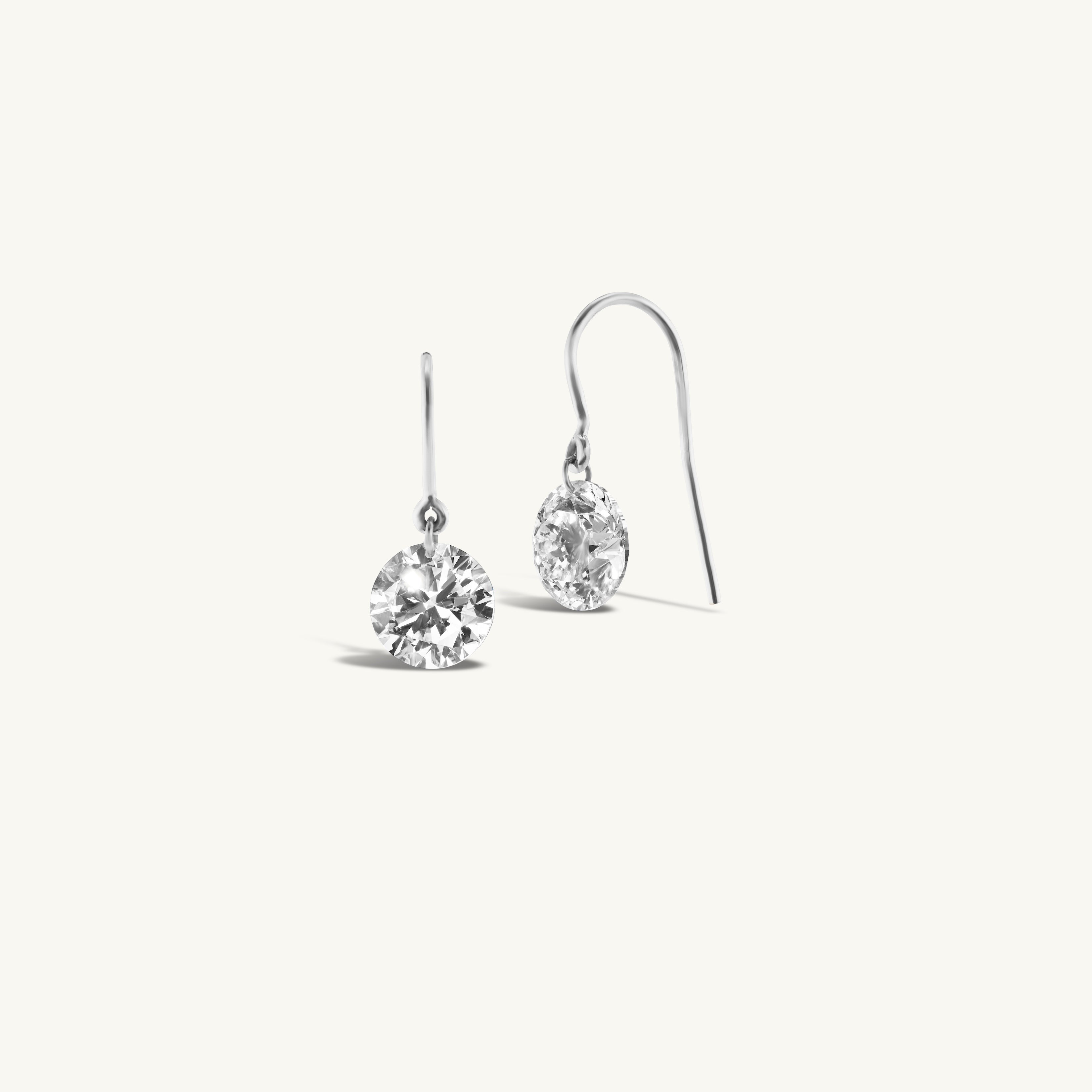 Grand Pierced Diamond Earrings
