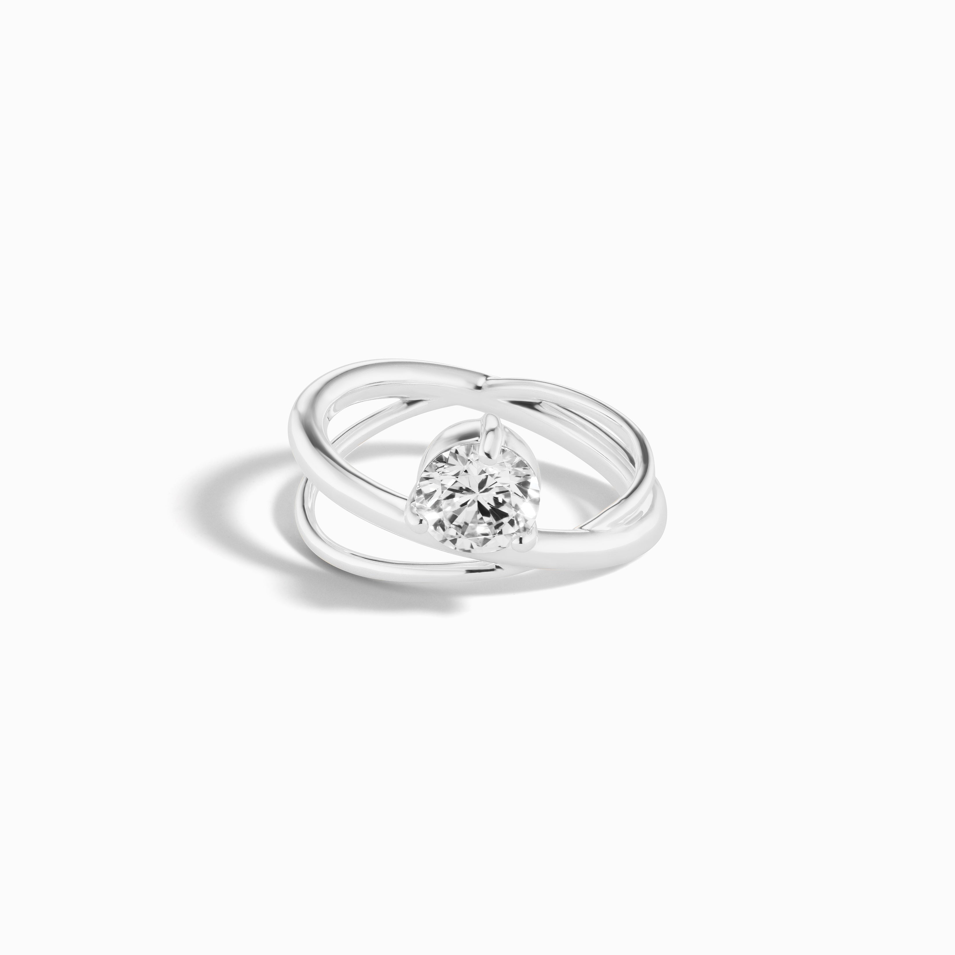 Crossover Engagement Ring