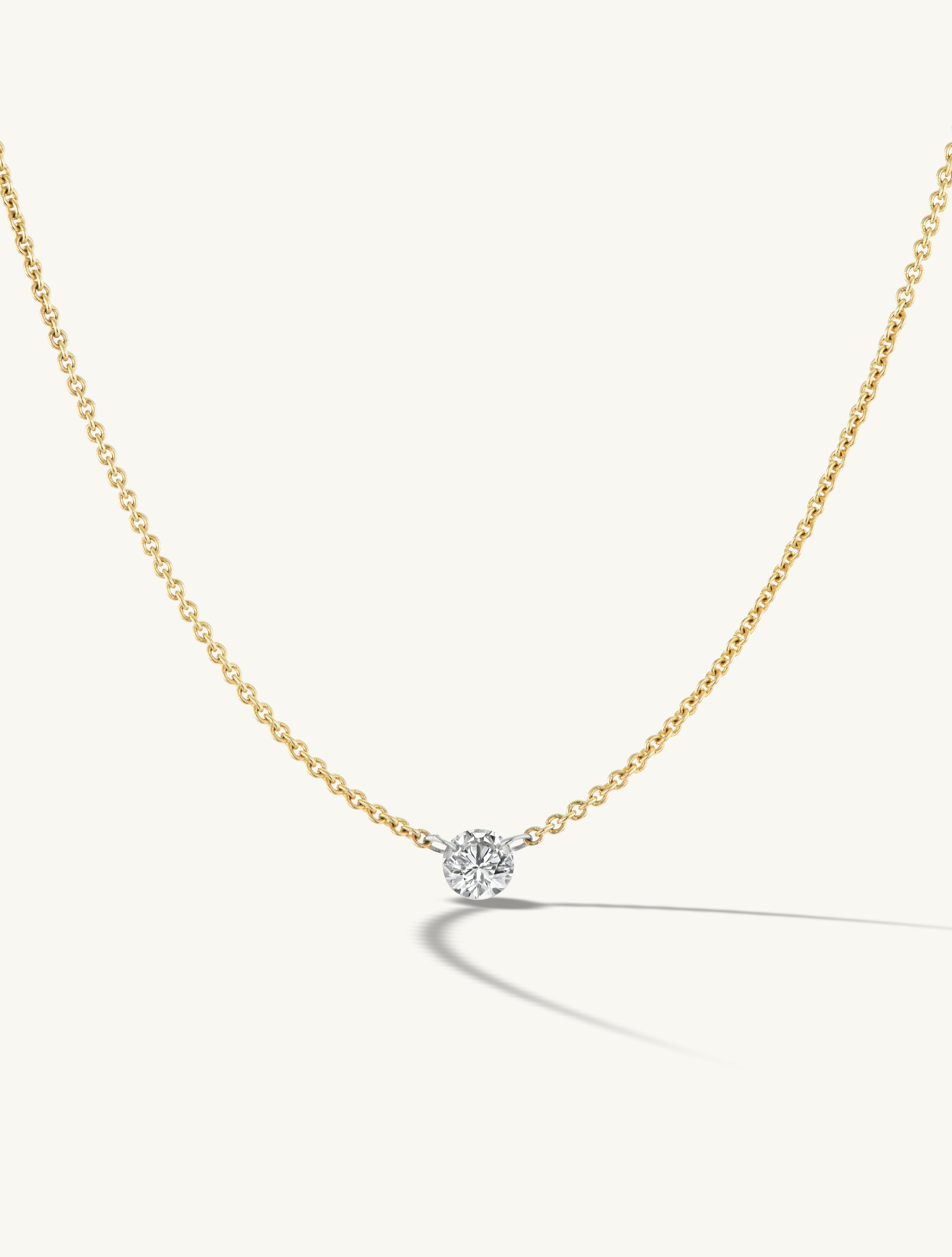 Pierced Diamond Necklace