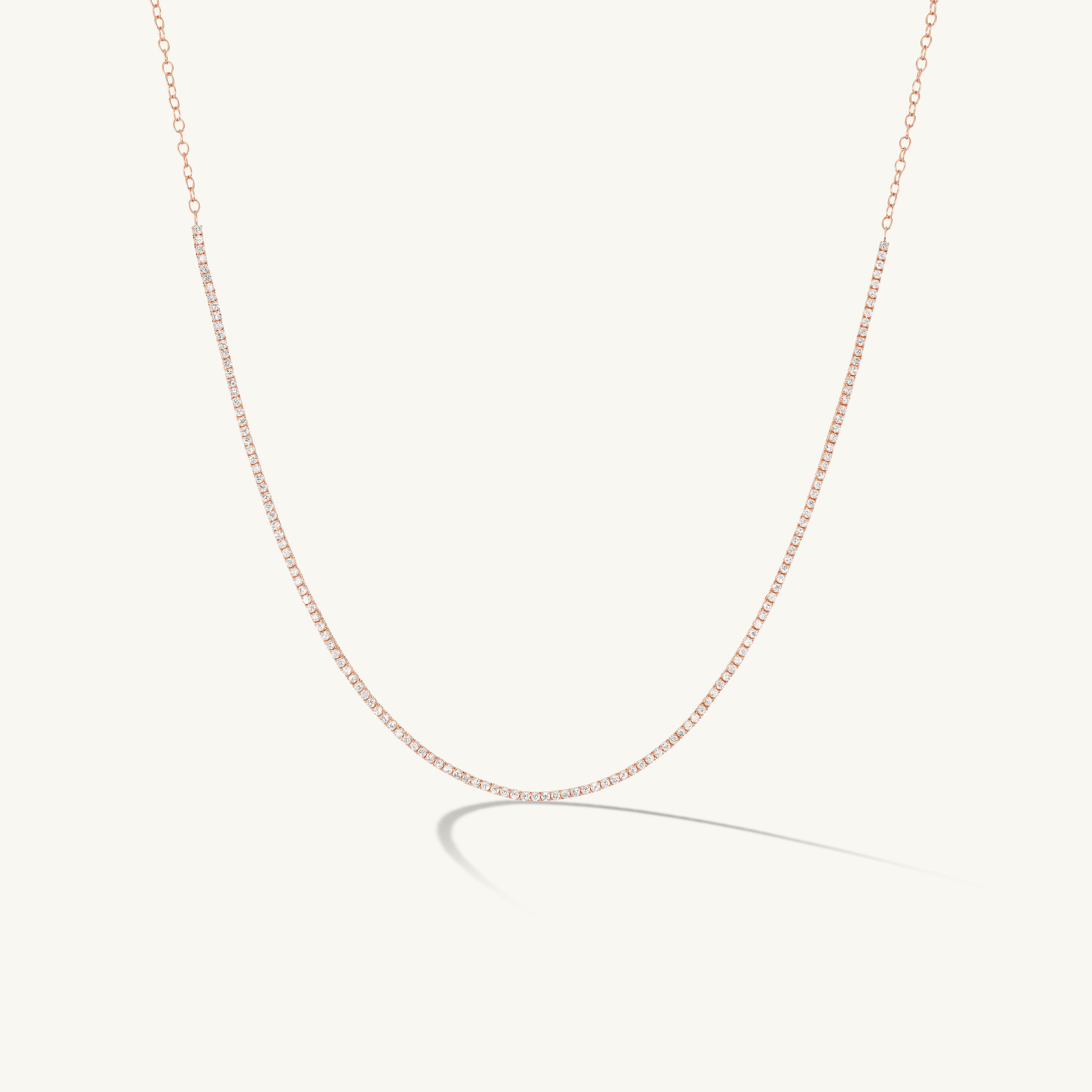 3/4 Diamond Tennis Necklace