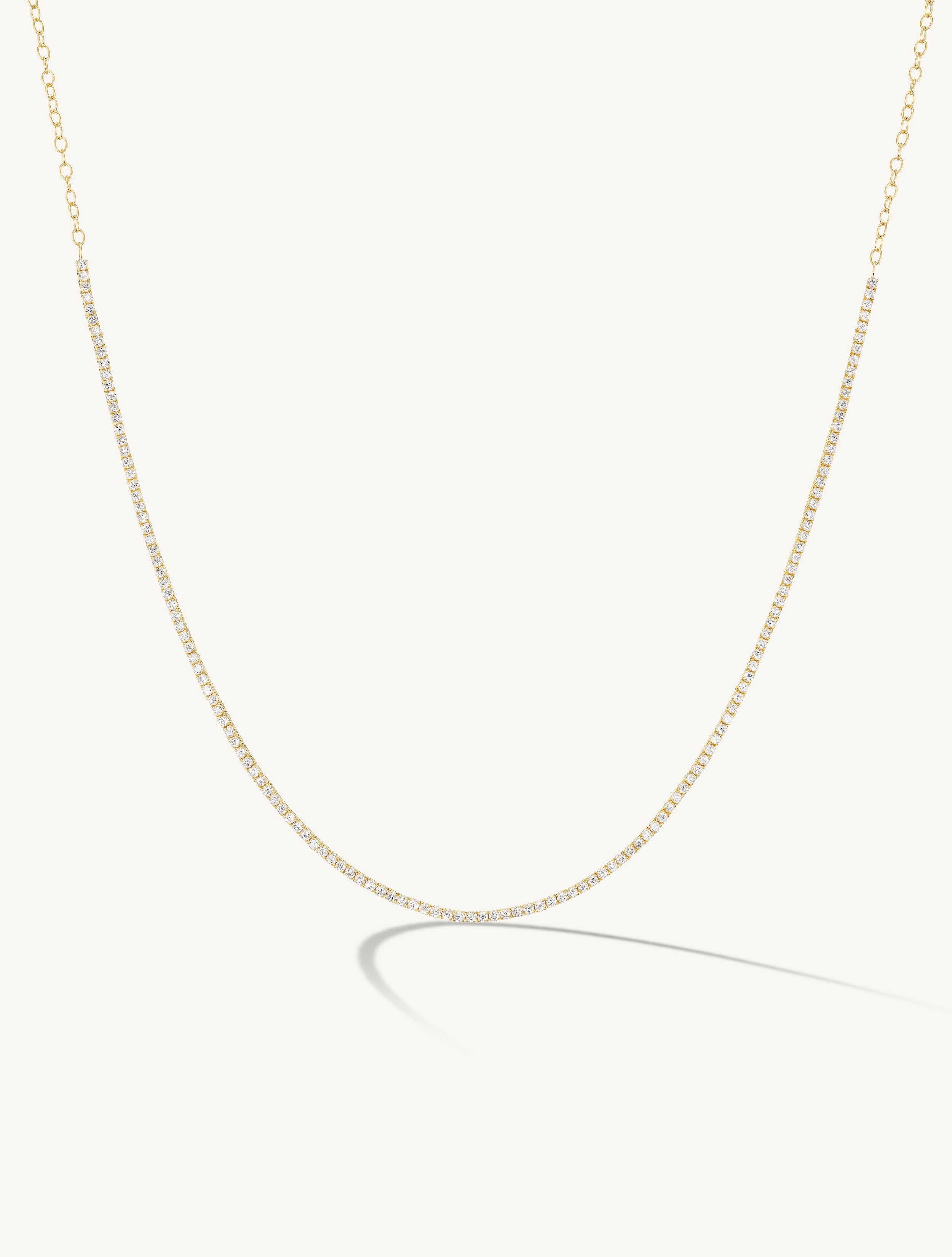 3/4 Diamond Tennis Necklace