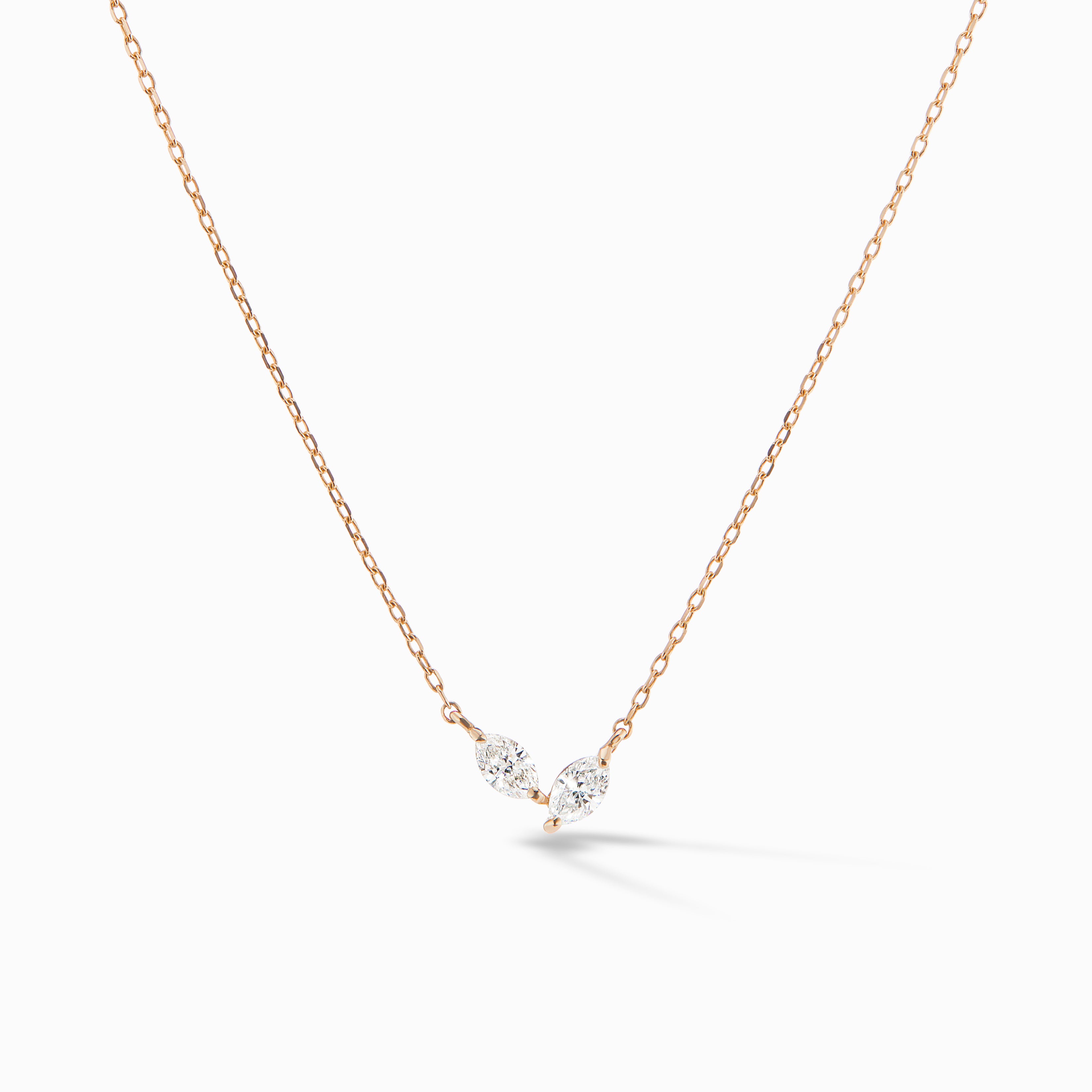 Twin Marquise Pendant