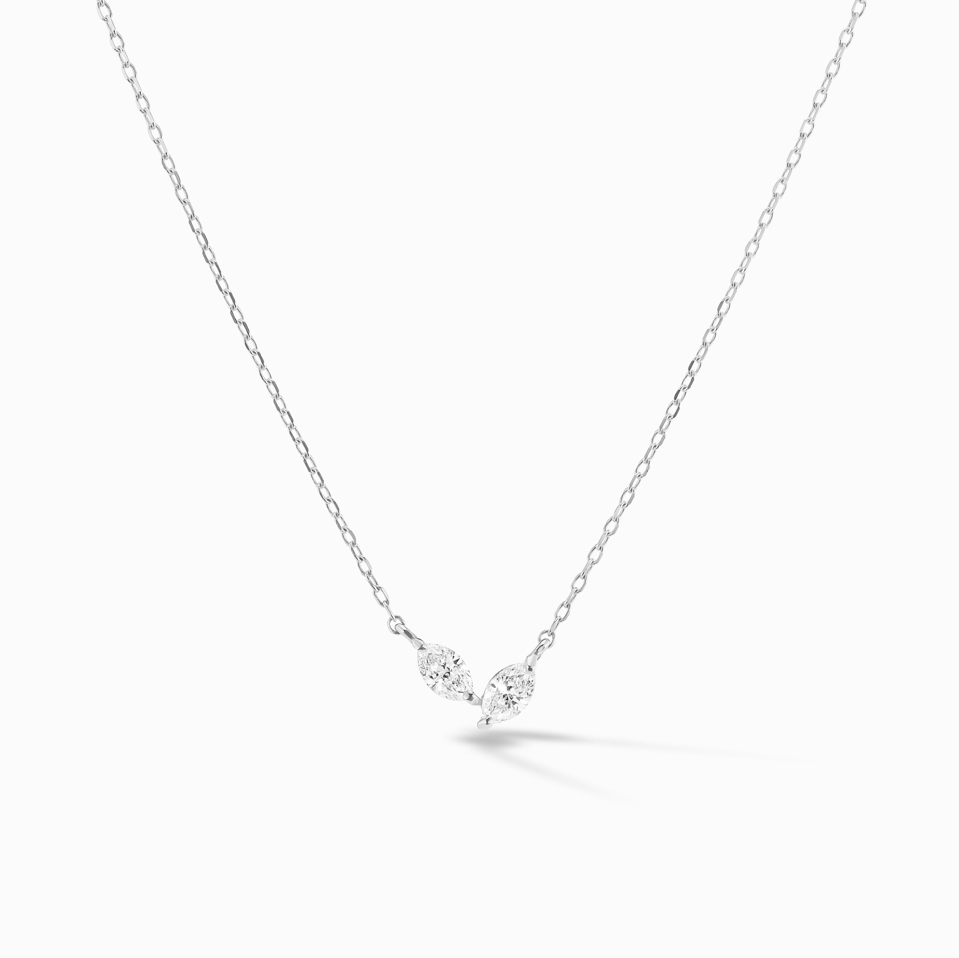 Twin Marquise Pendant