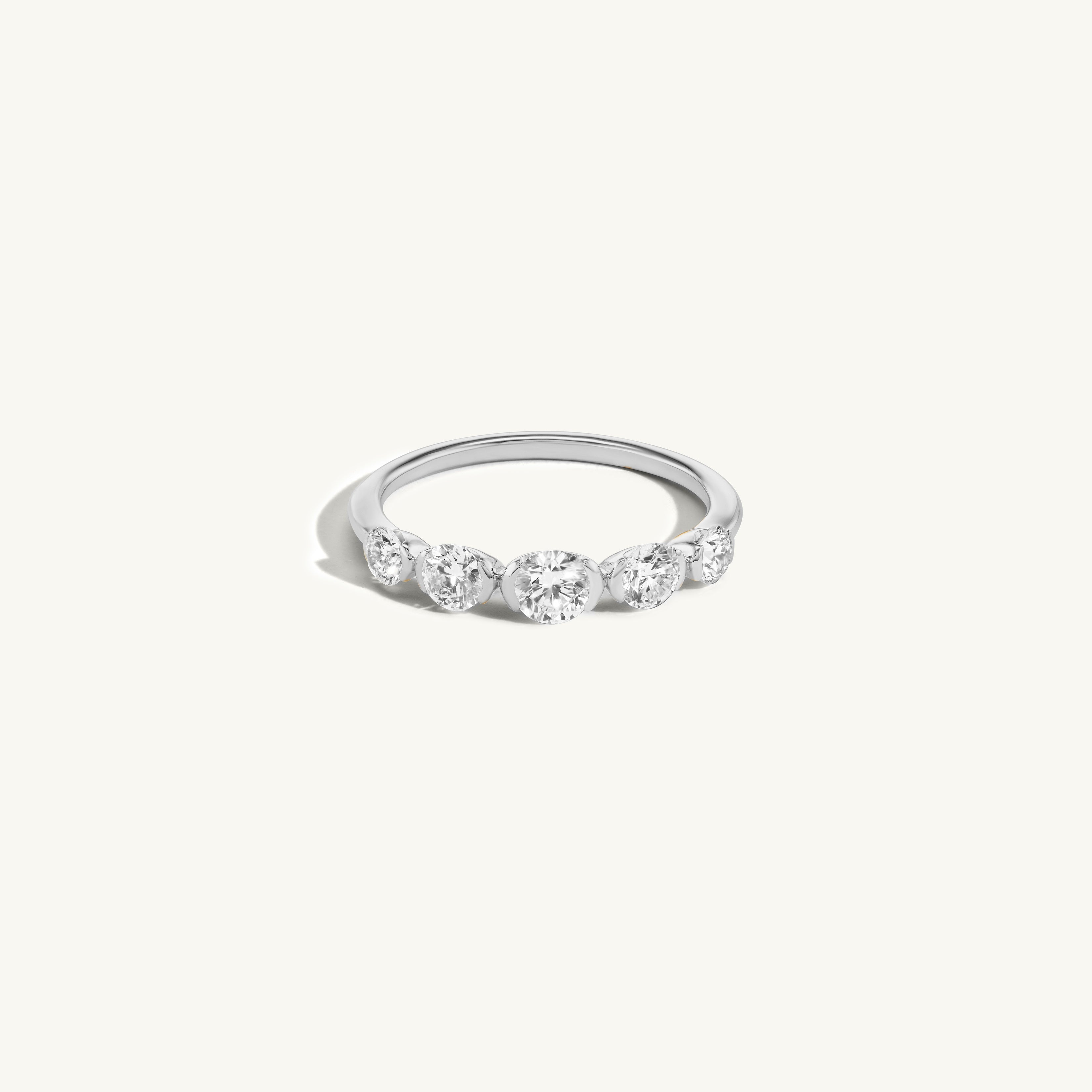 Sunrise Five Diamond Ring