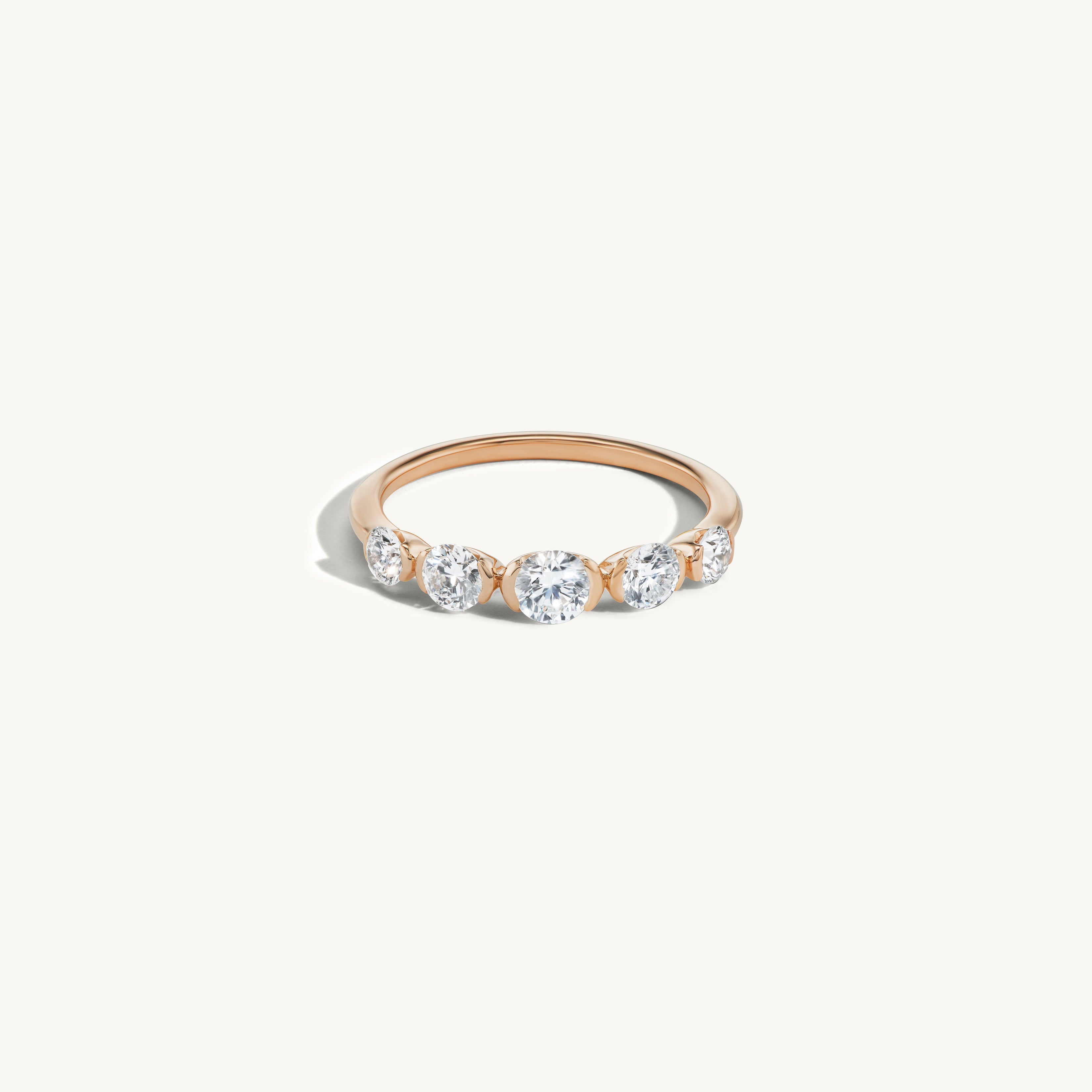 Sunrise Five Diamond Ring