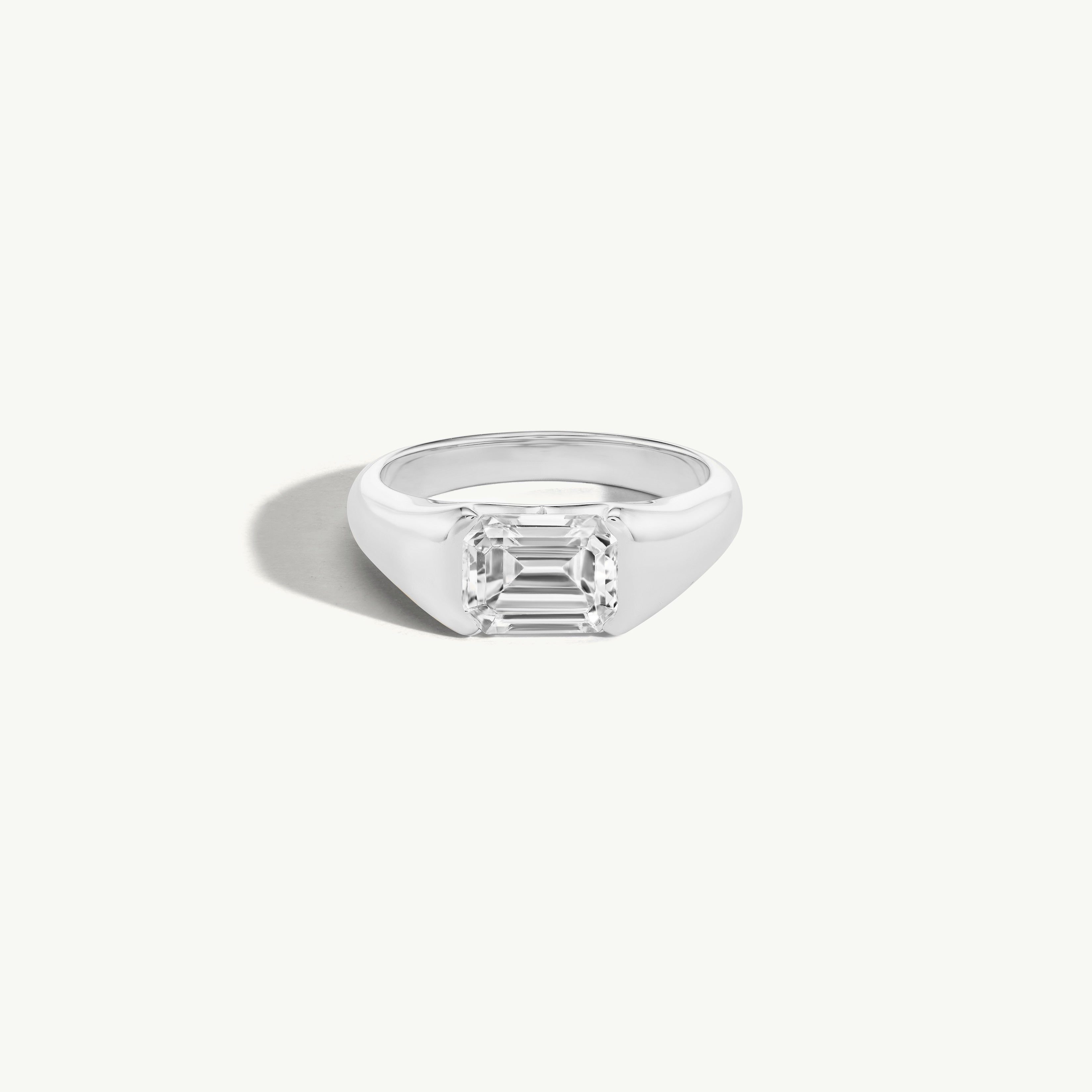 Emerald Cut Signet Ring