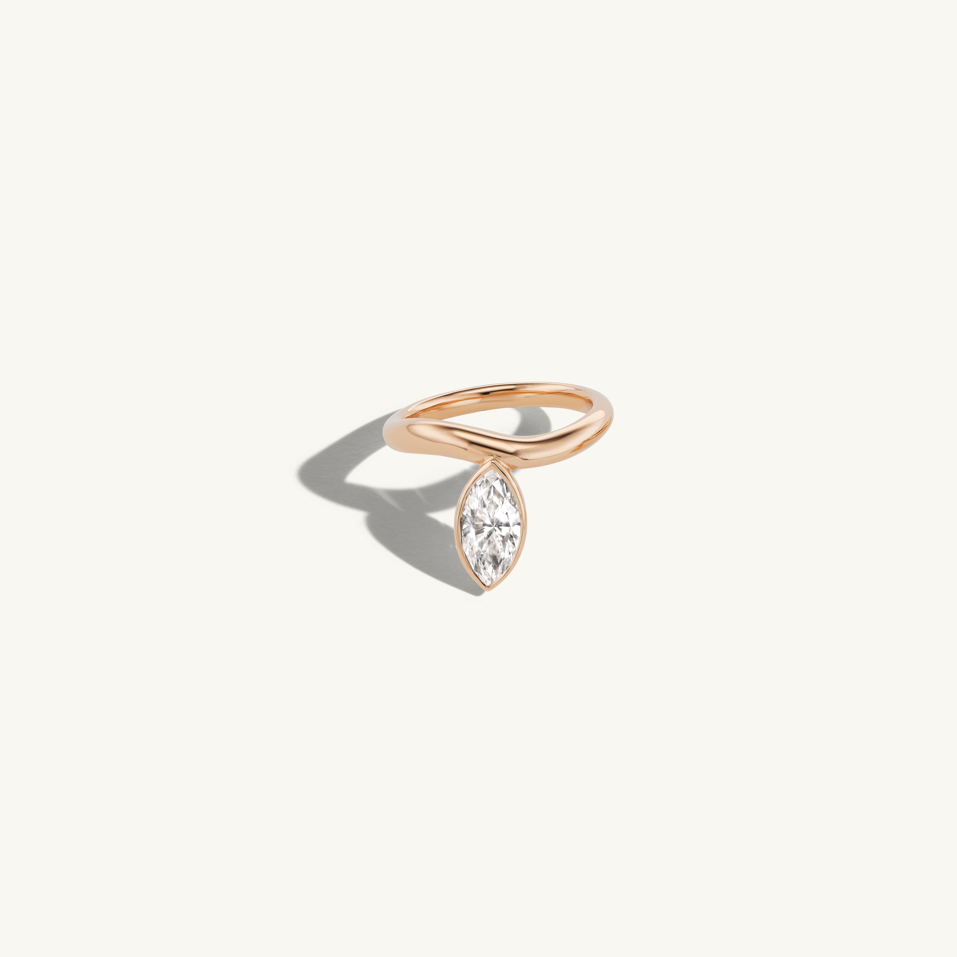 Solo Marquise Engagement Try-on Ring