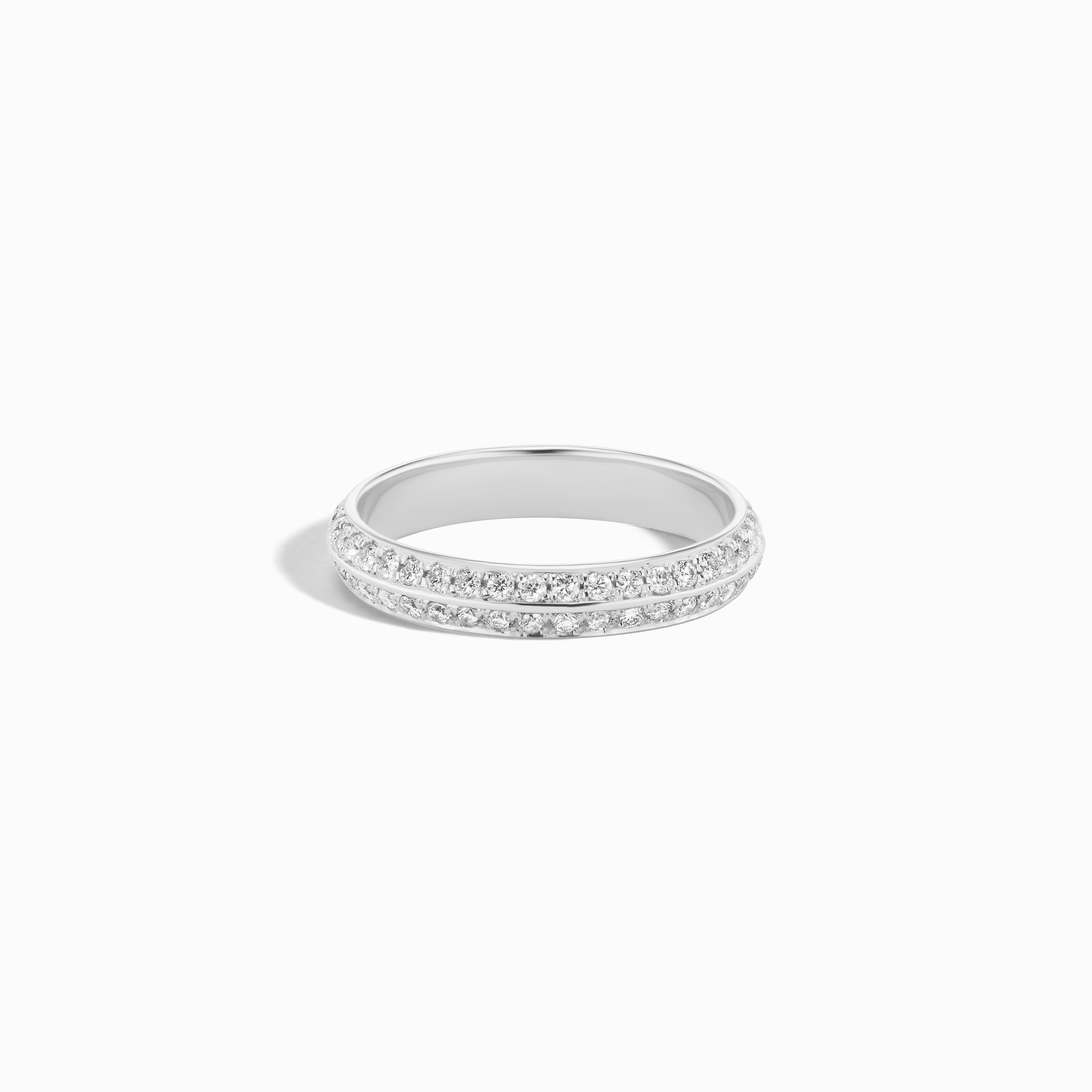 Pave Knife Edge Band