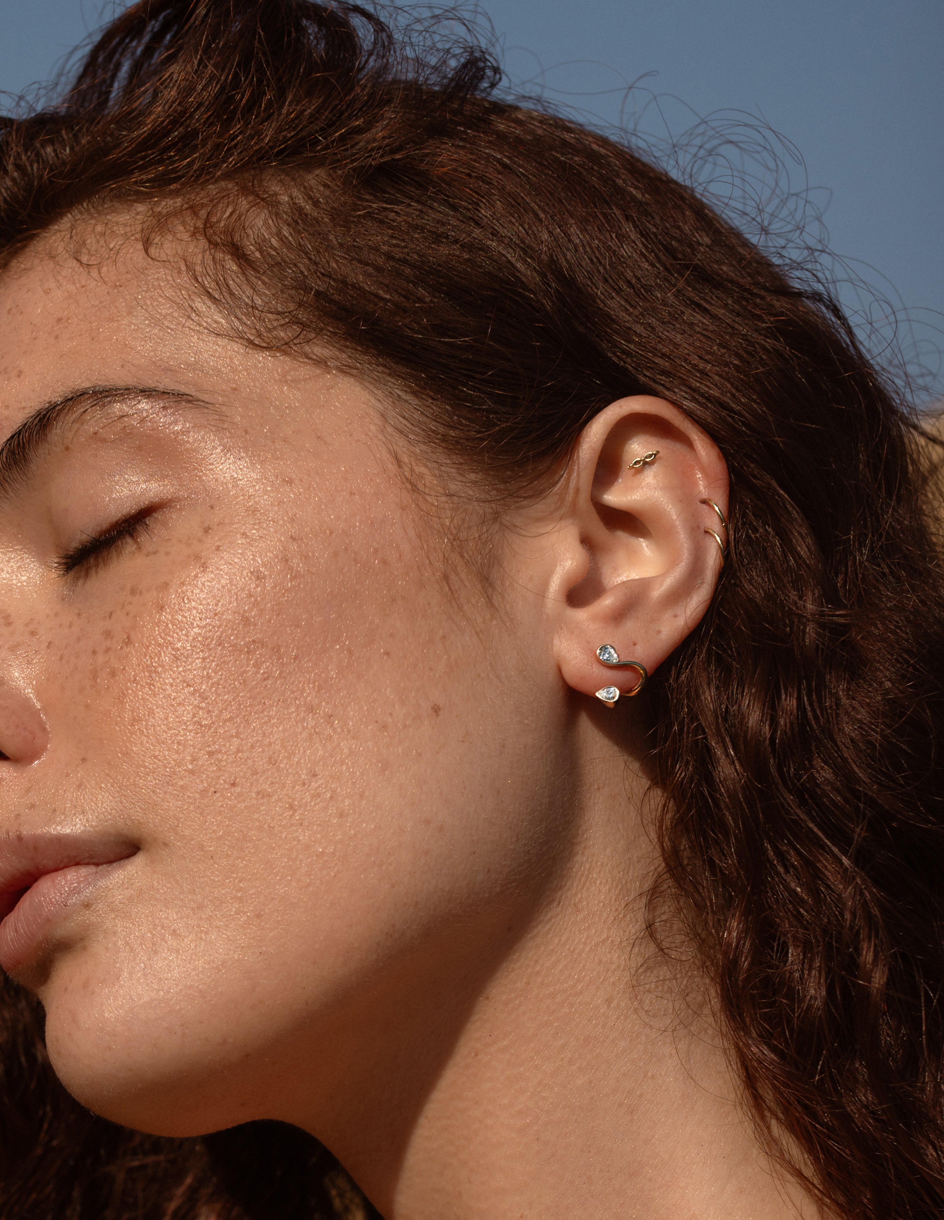 Double Pear Forever Earring