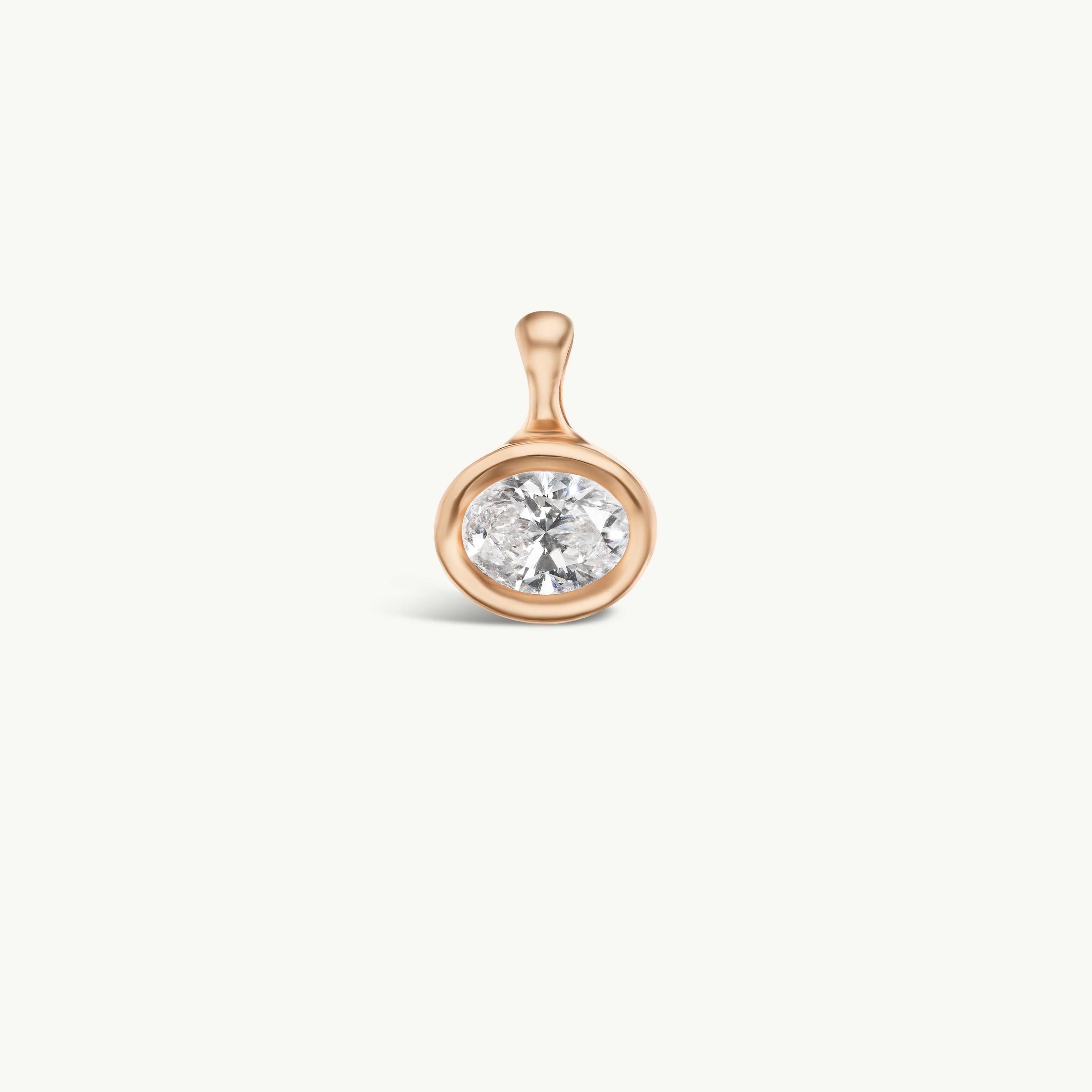 SRJ x ZM Oval Diamond and Enamel Pendant