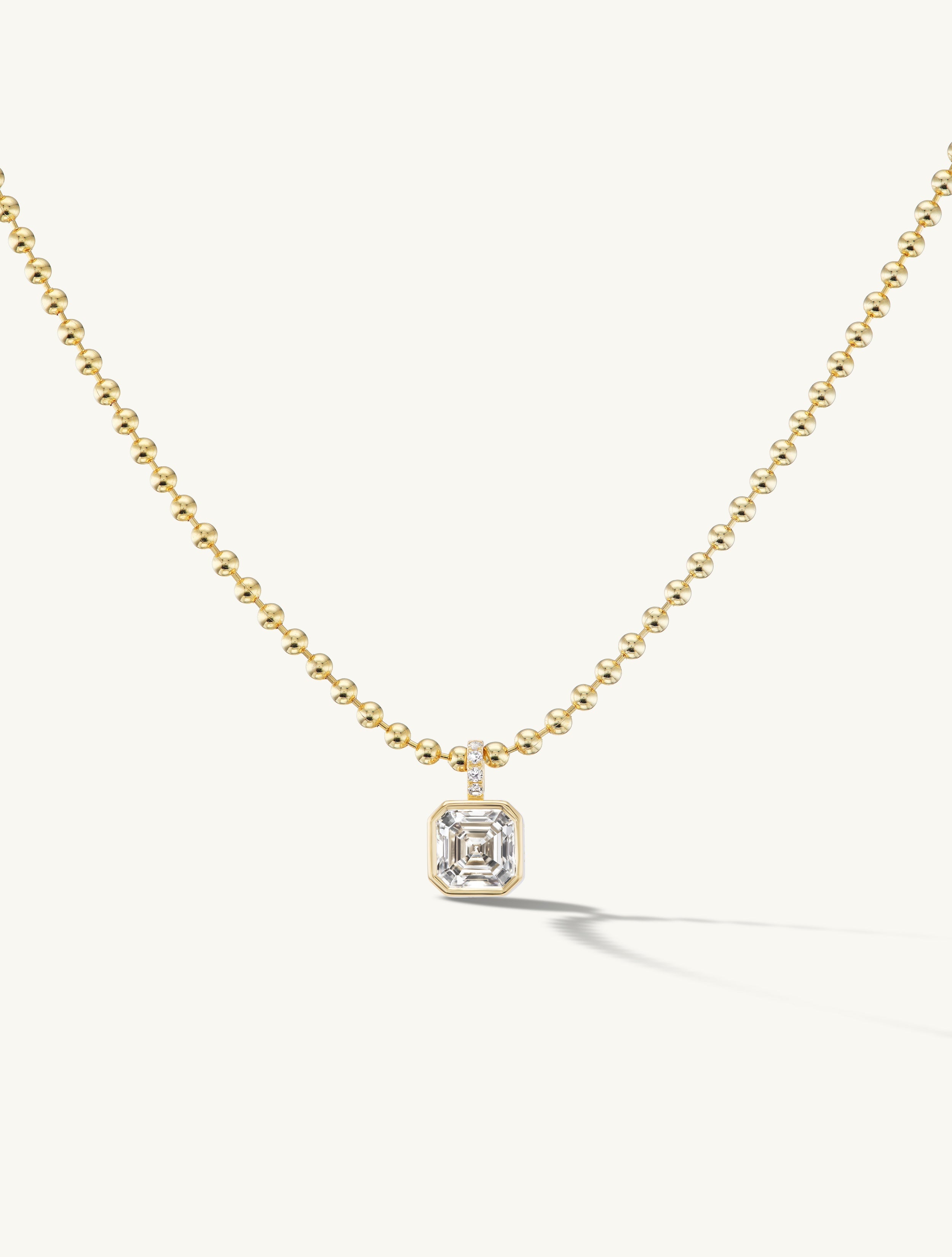 Asscher Pendant Necklace