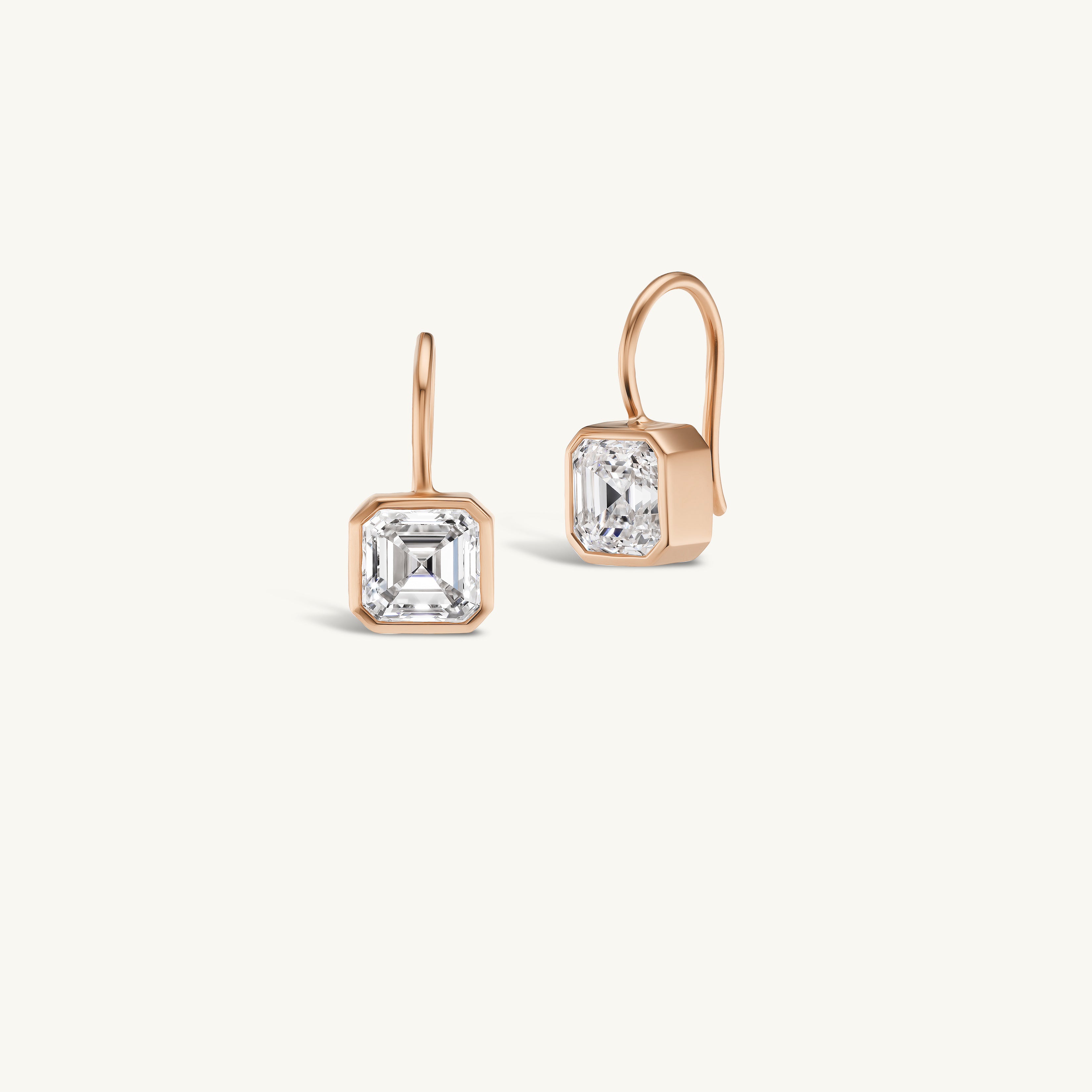 Asscher Drop Earrings