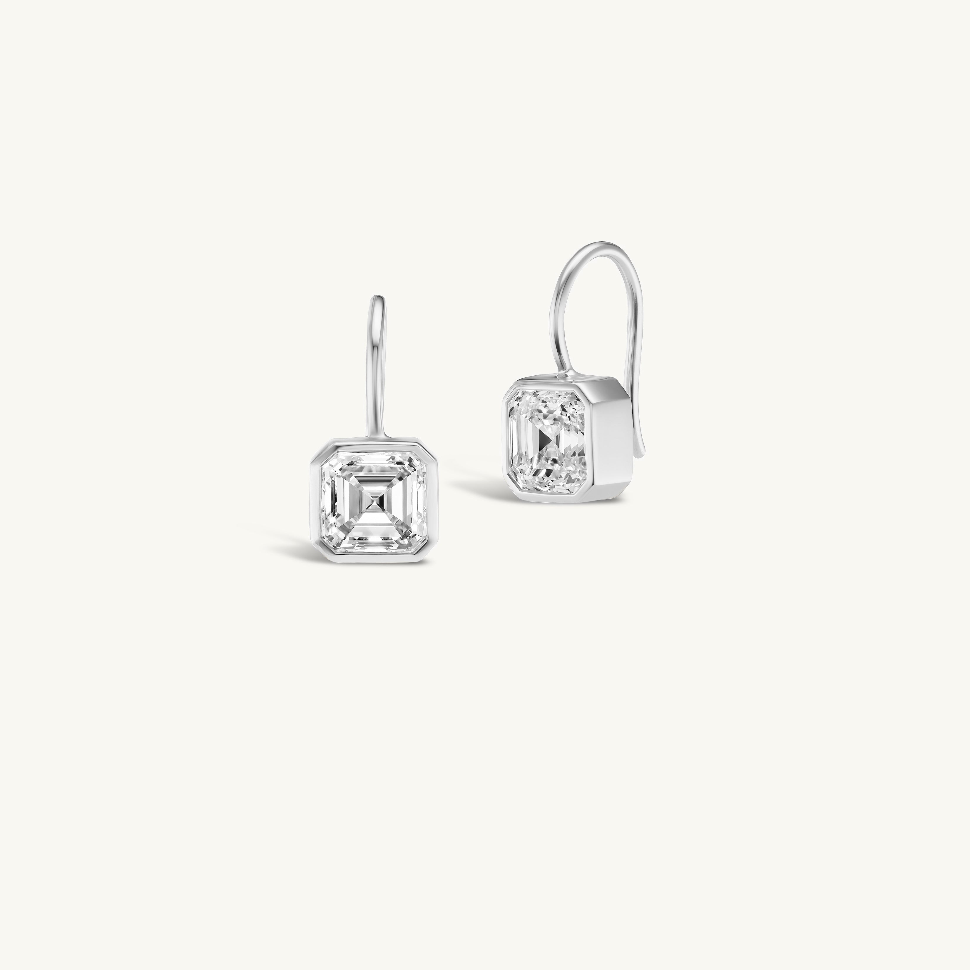 Asscher Drop Earrings