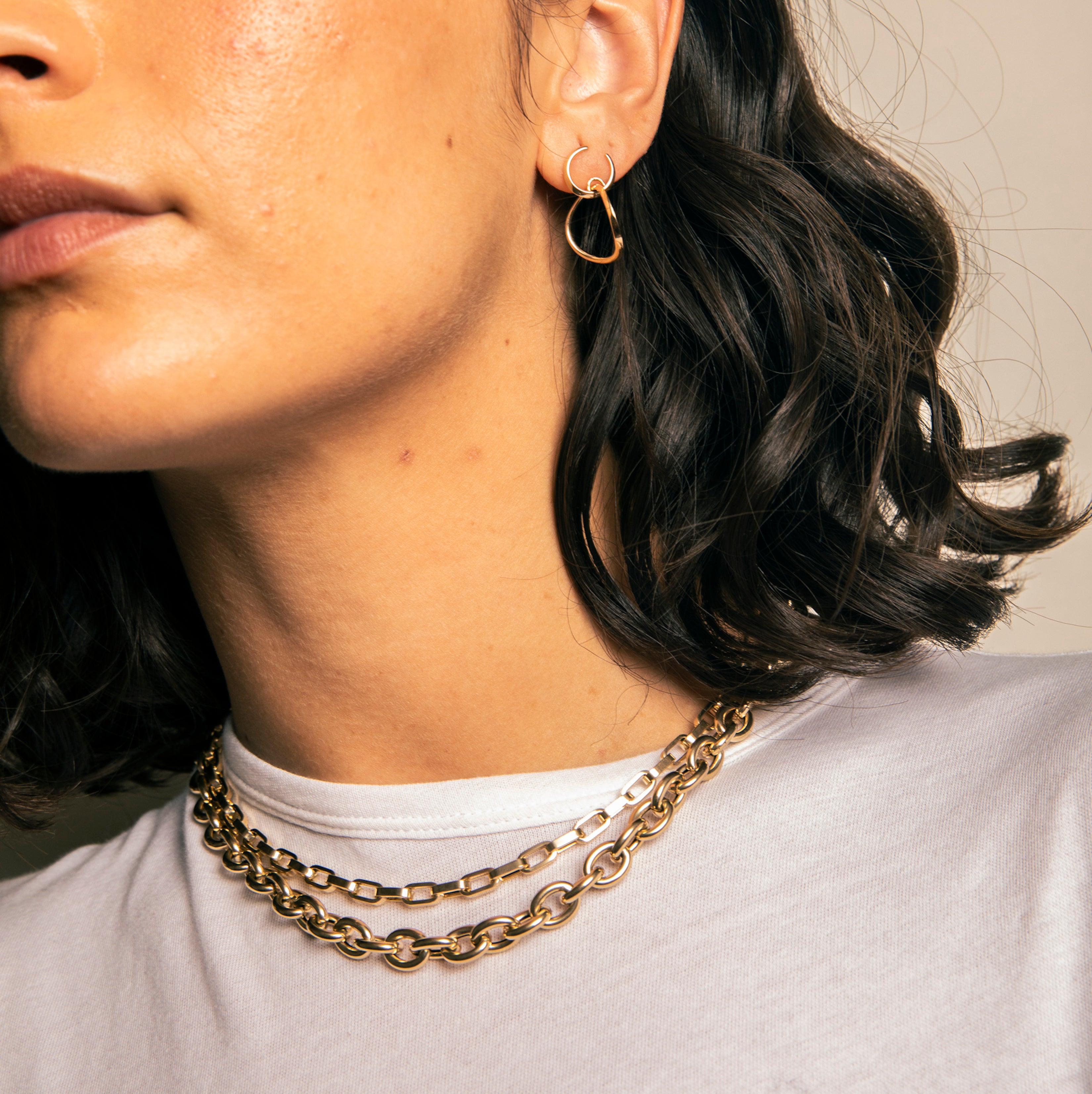 Chunky Oval Chain Necklace - In Stock